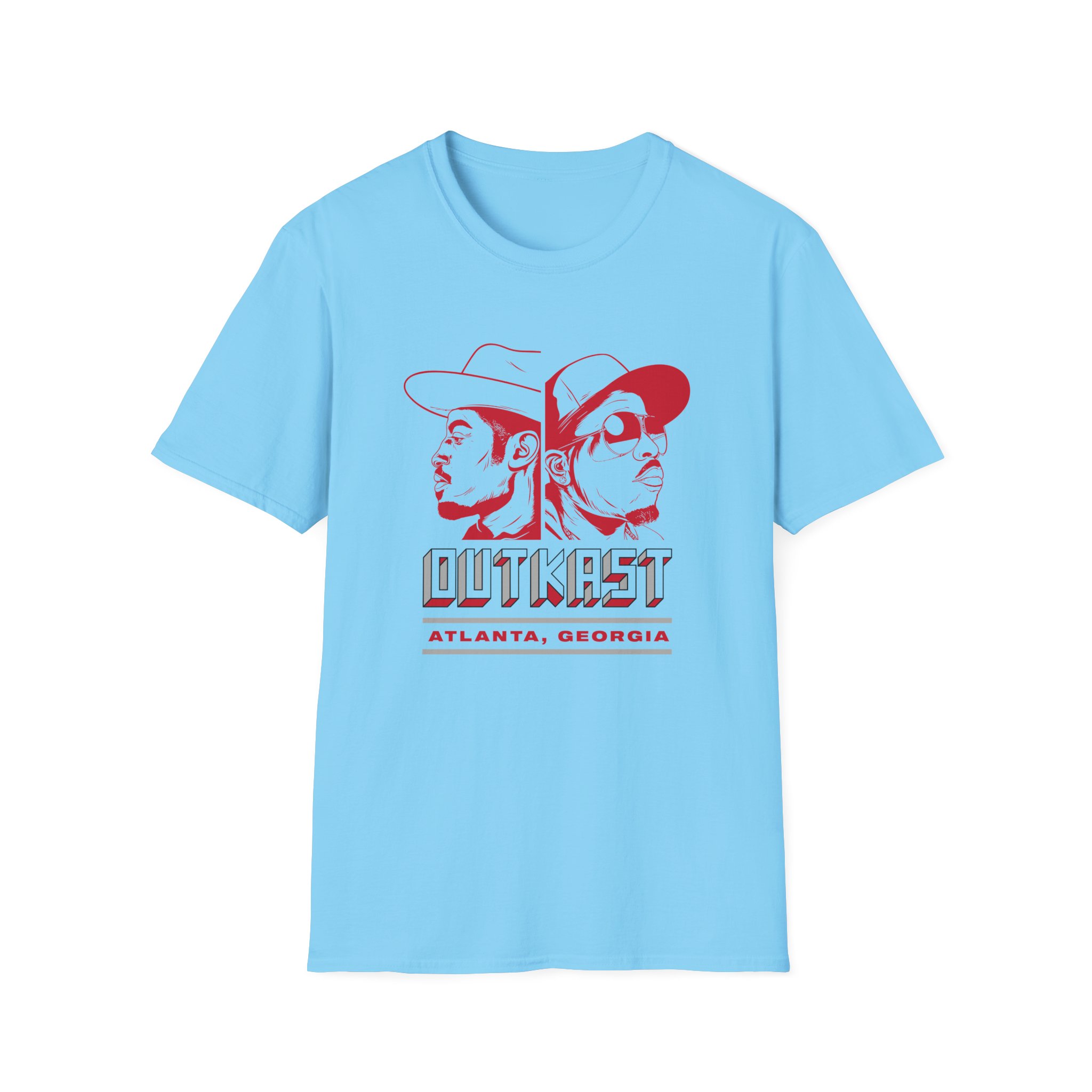 Outkast Outkast Atl Unisex Softstyle T-Shirt - Image 19