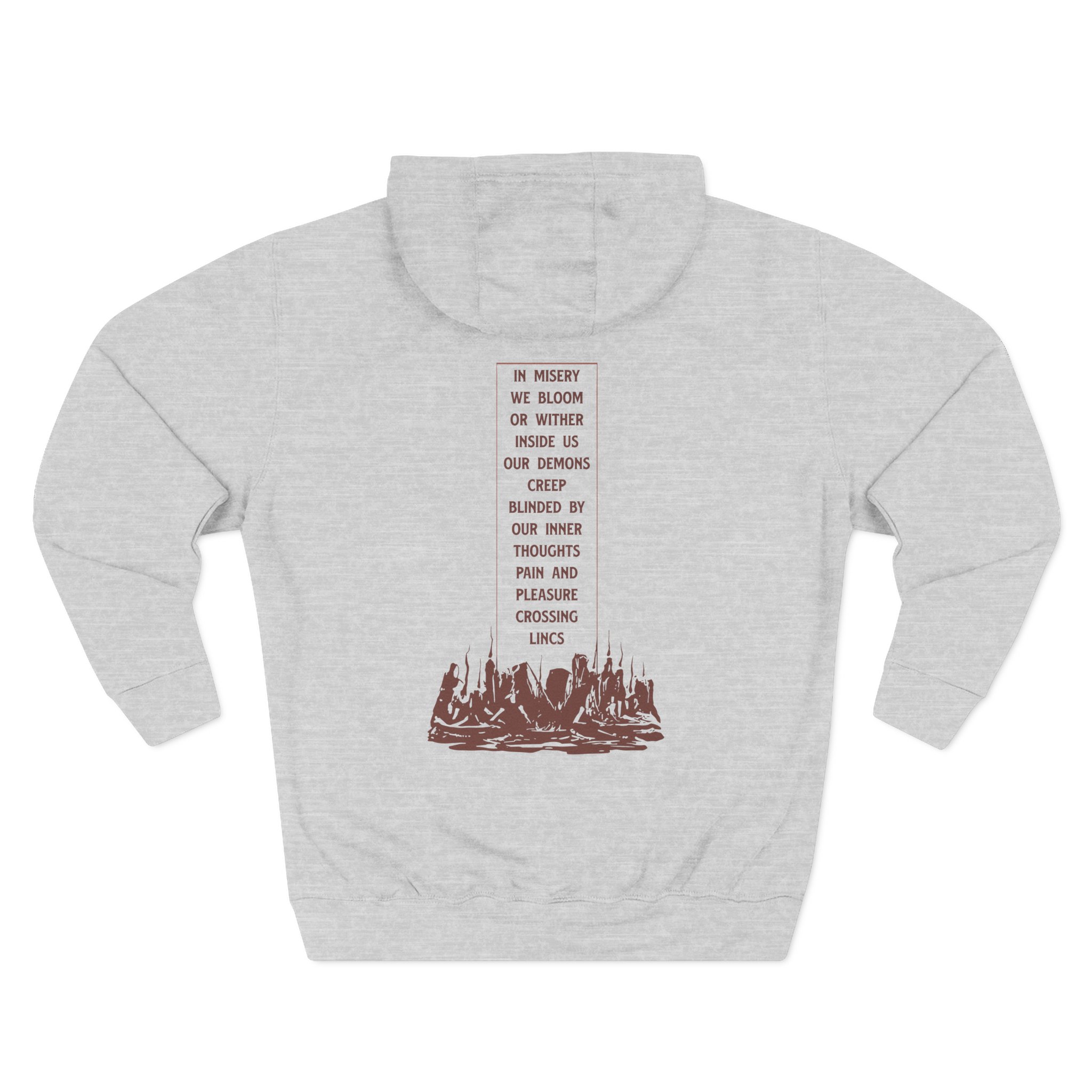 Angelmaker Exit Signs Three-Panel Fleece Hoodie - Image 4