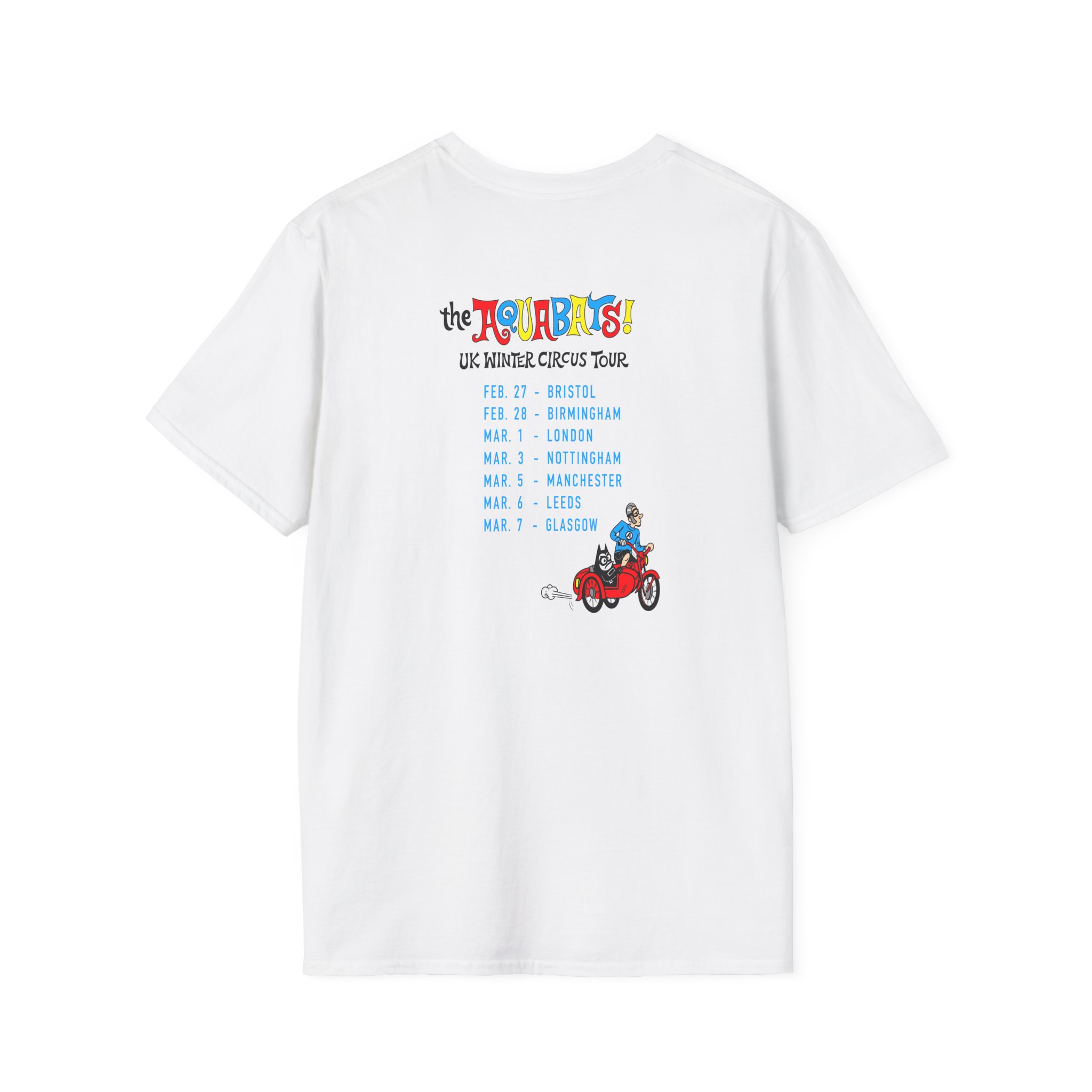 The Aquabats on a Bike! Unisex Softstyle T-Shirt - Image 2