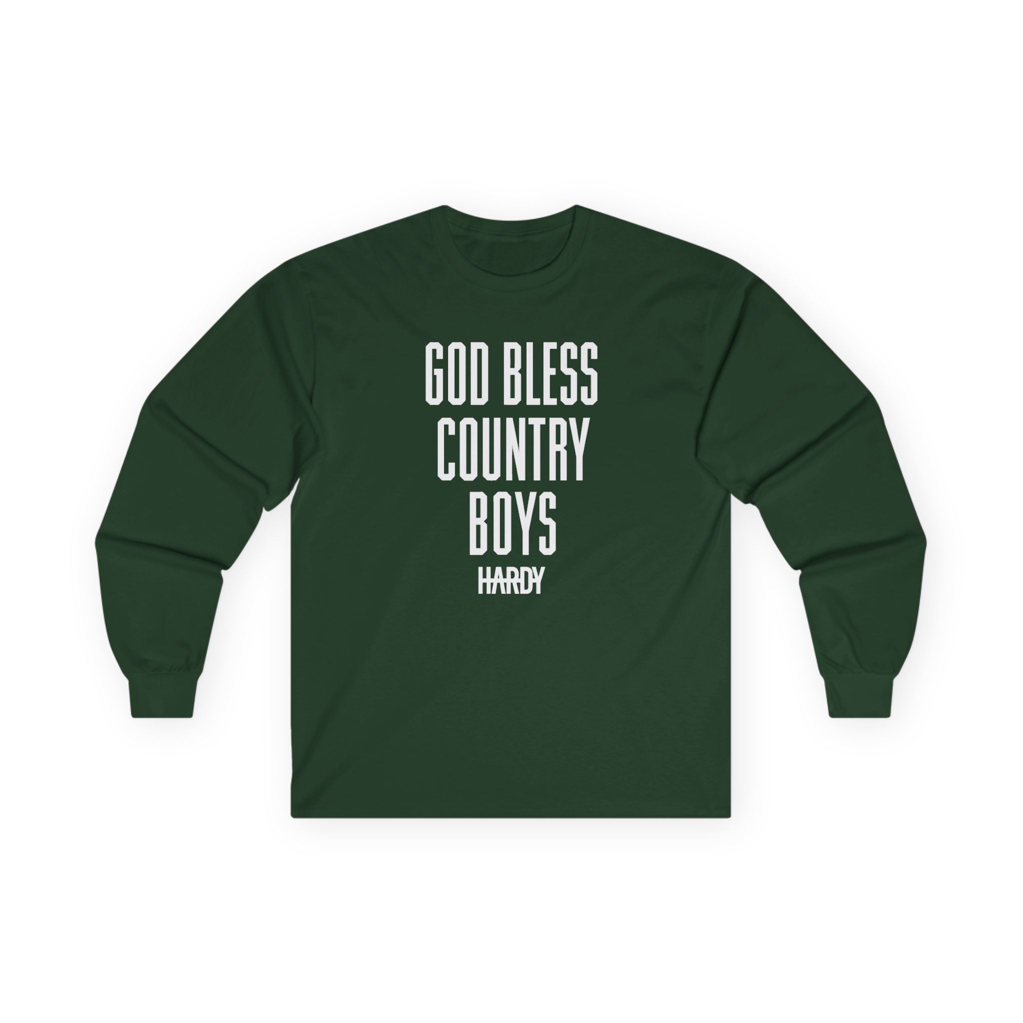 Hd God Bless Country Boys Unisex Ultra Cotton Long Sleeve Tee - Image 7