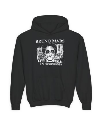 Bruno Mars Live In Vegas Youth Heavy Blend Hooded Sweatshirt