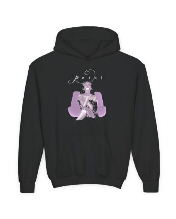 AG petal script Youth Heavy Blend Hooded Sweatshirt