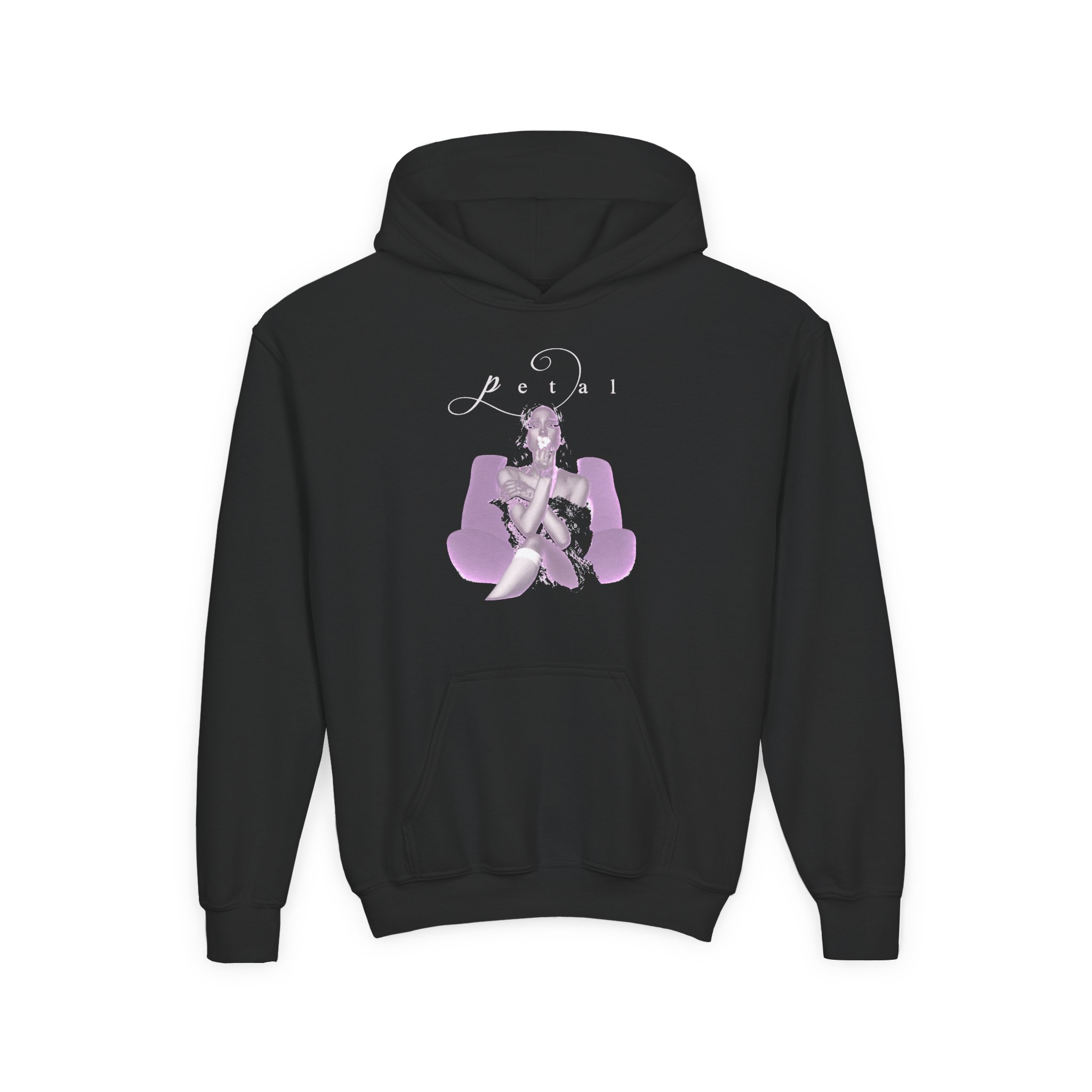 AG petal script Youth Heavy Blend Hooded Sweatshirt