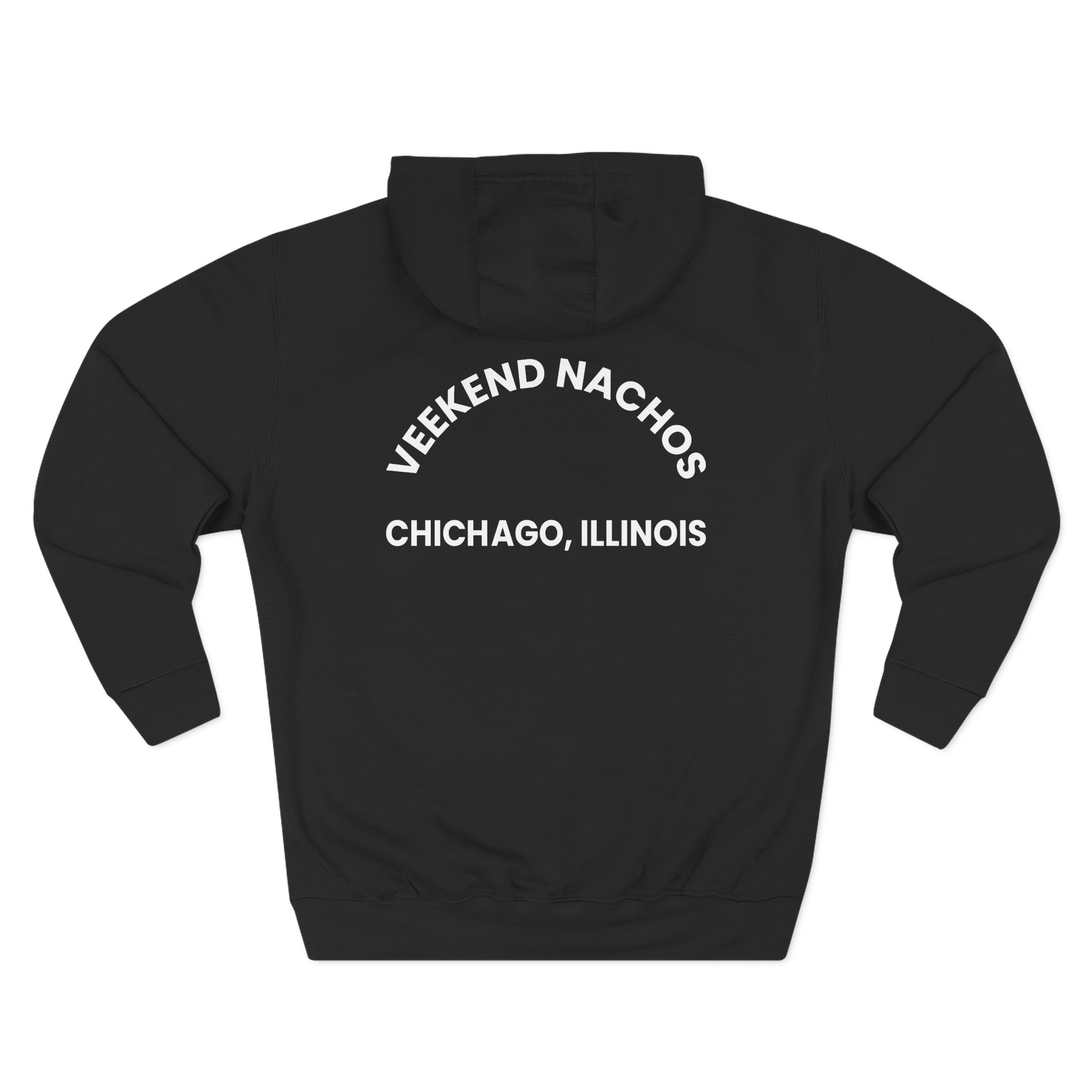 Weekend Nachos Three-Panel Fleece Hoodie - Image 2