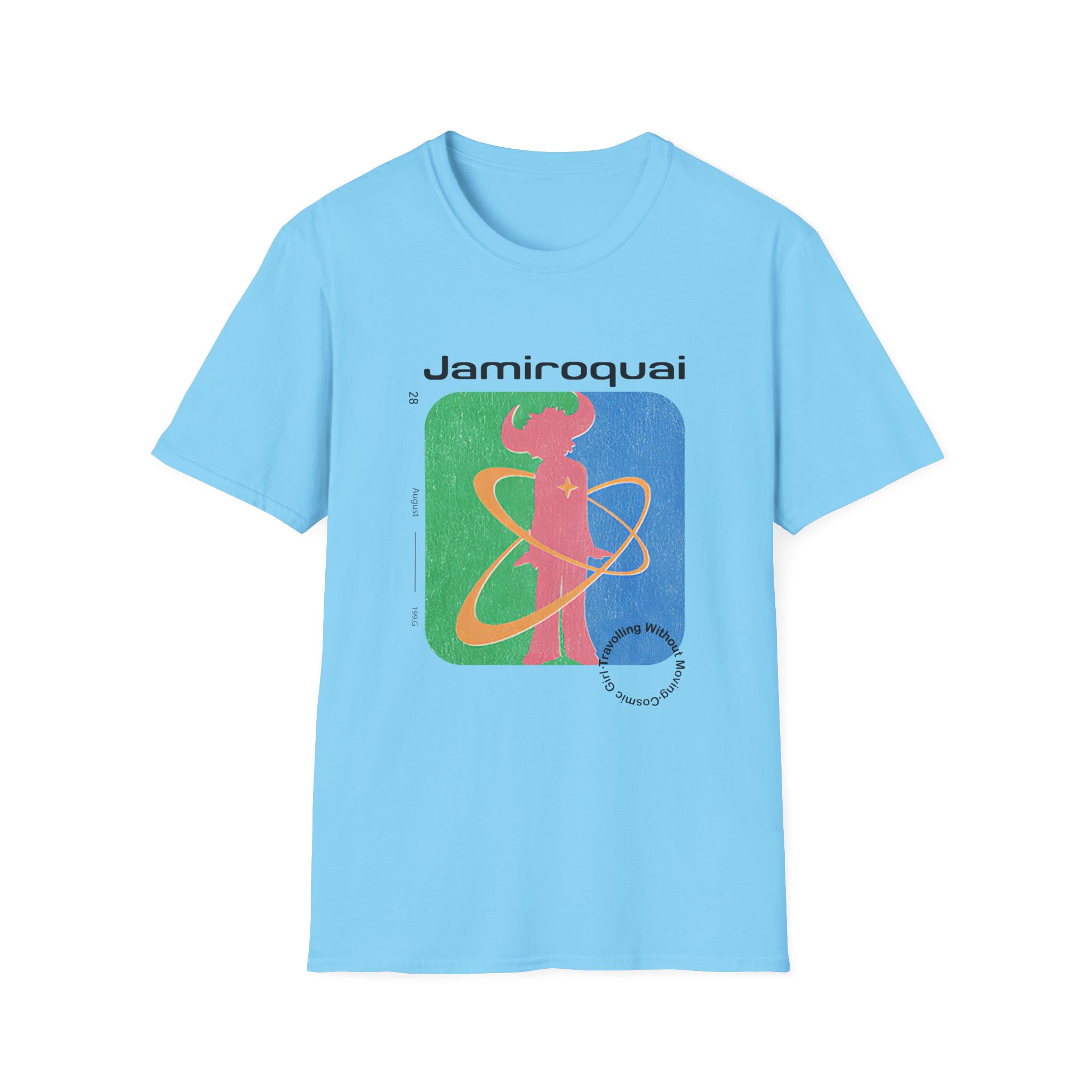 Calvin Harris Cosmic Girl Embroidered Unisex Softstyle T-Shirt - Image 21