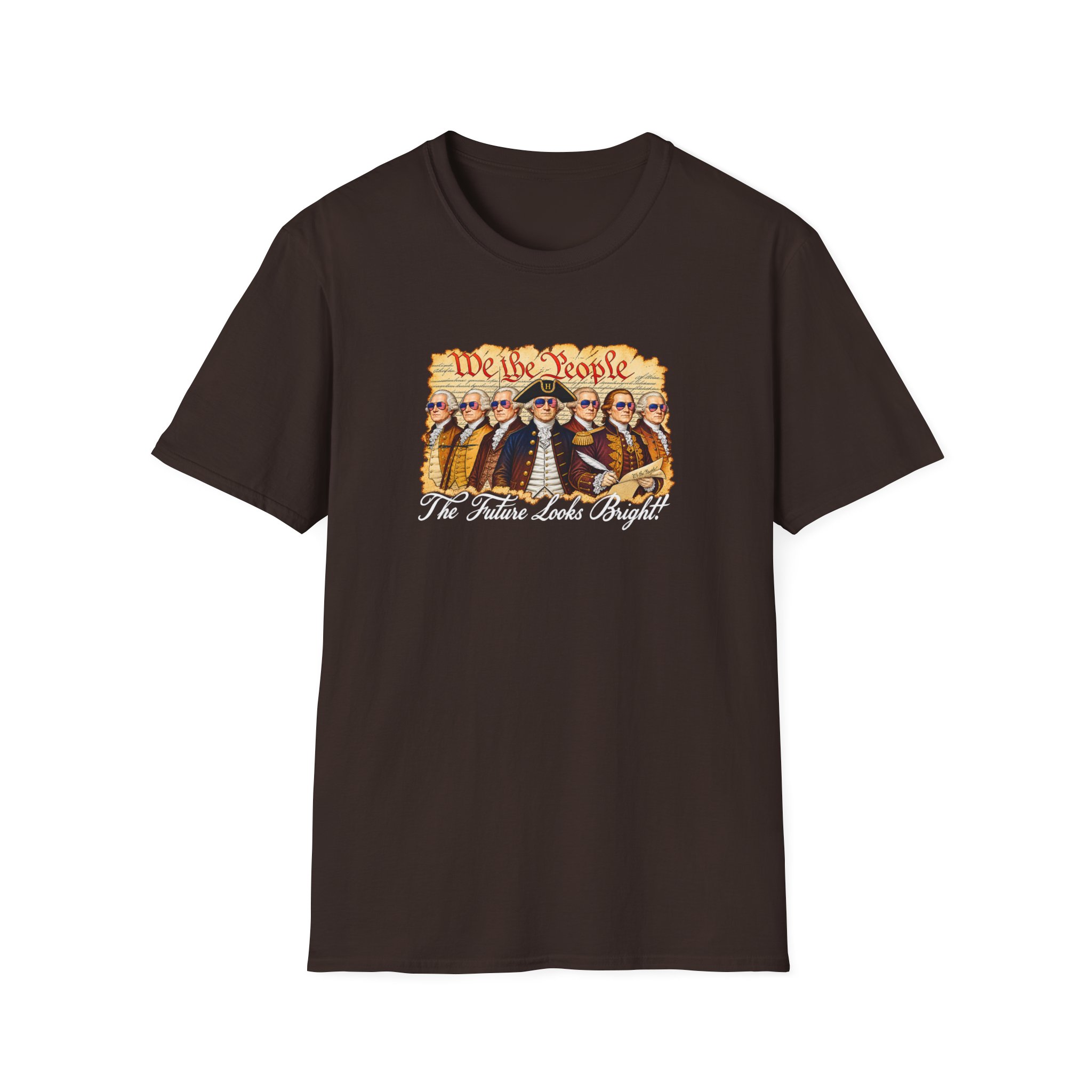 Valuetainment Flb Founding Fathers Unisex Softstyle T-Shirt - Image 3