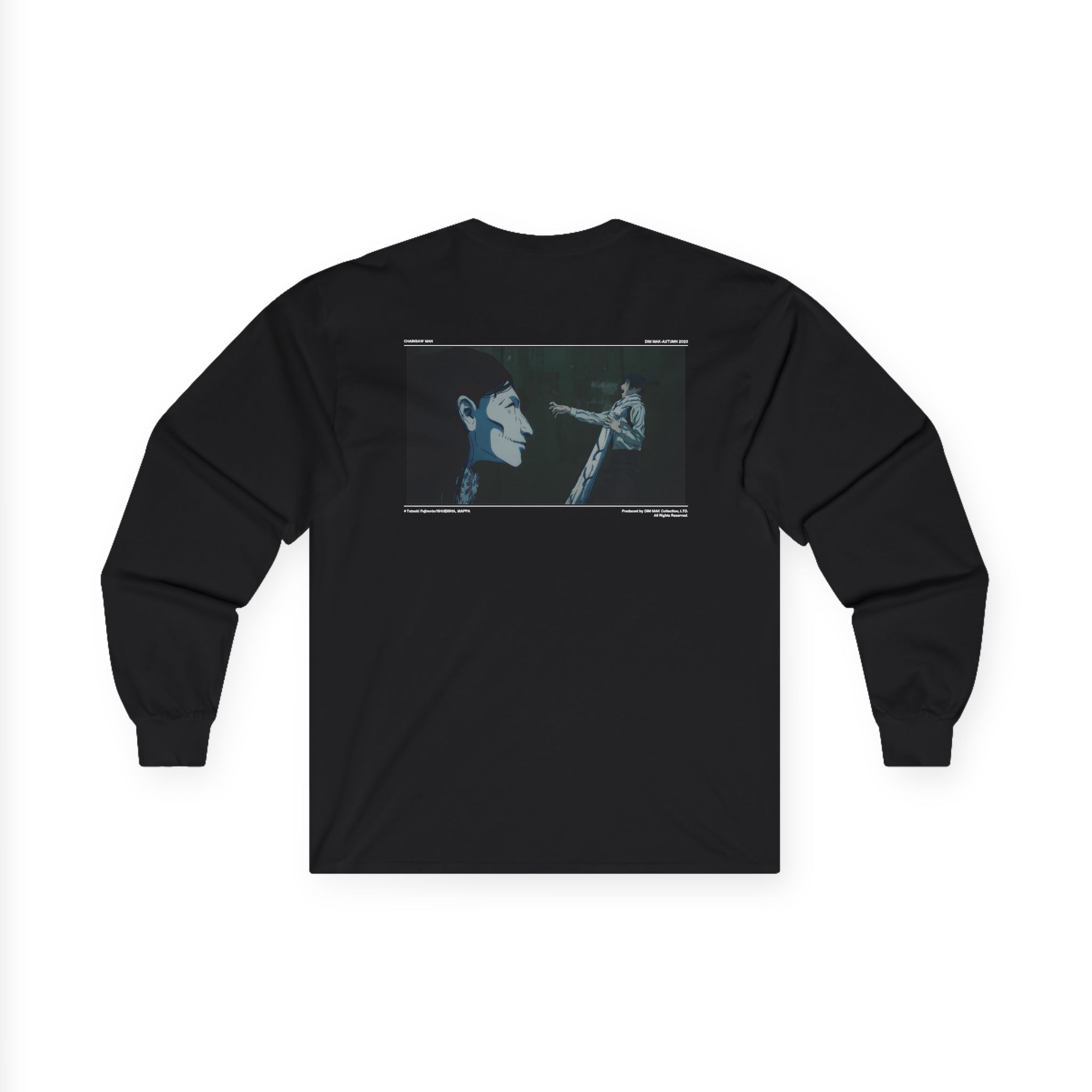 Chainsaw Man X Dim Mak Aki Unisex Ultra Cotton Long Sleeve Tee - Image 2
