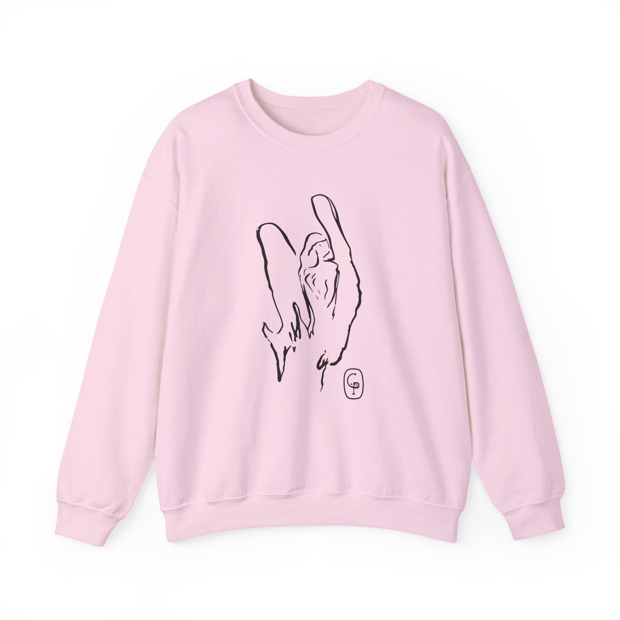 Caroline Polachek Crude Drawing Unisex Heavy Blend™ Crewneck Sweatshirt - Image 9