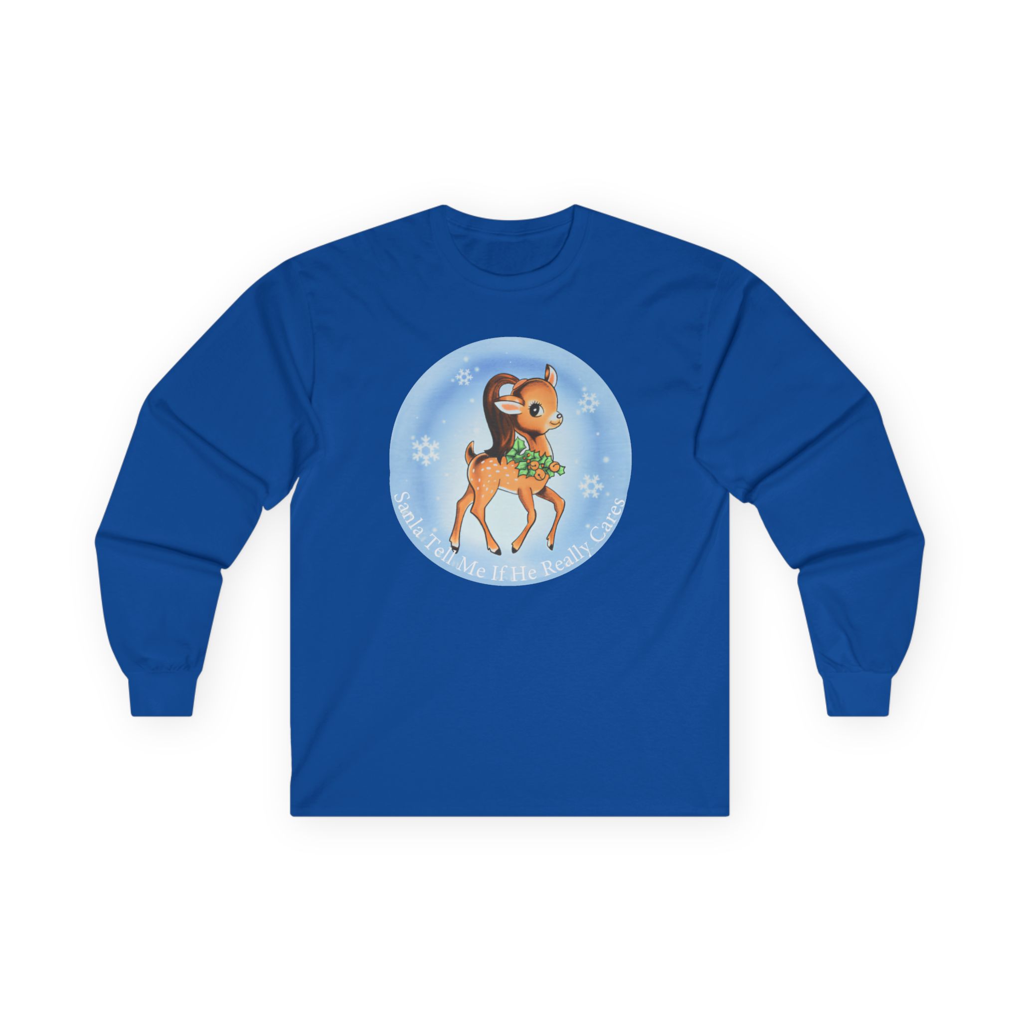 AG Santa Tell Me Unisex Ultra Cotton Long Sleeve Tee - Image 11
