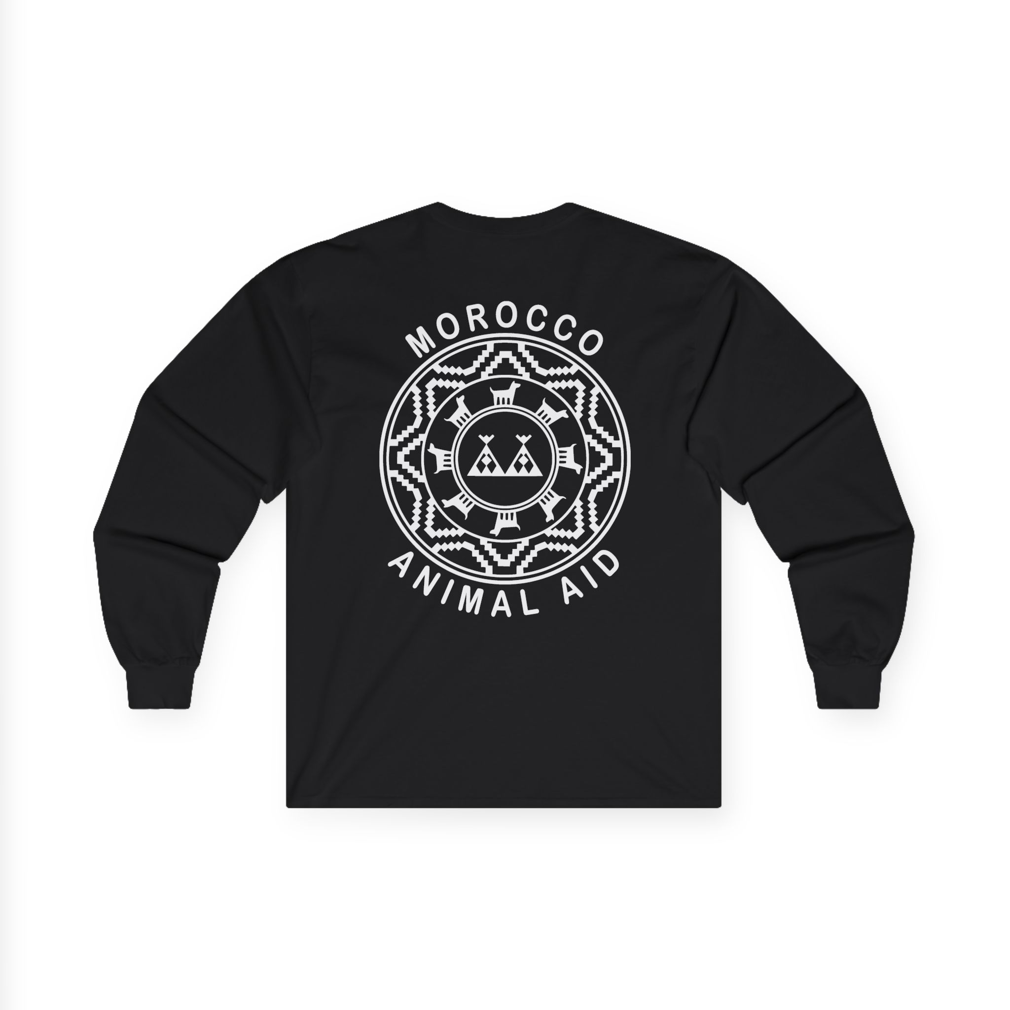 Kinging It Morocco Animal Aid Unisex Ultra Cotton Long Sleeve Tee - Image 2