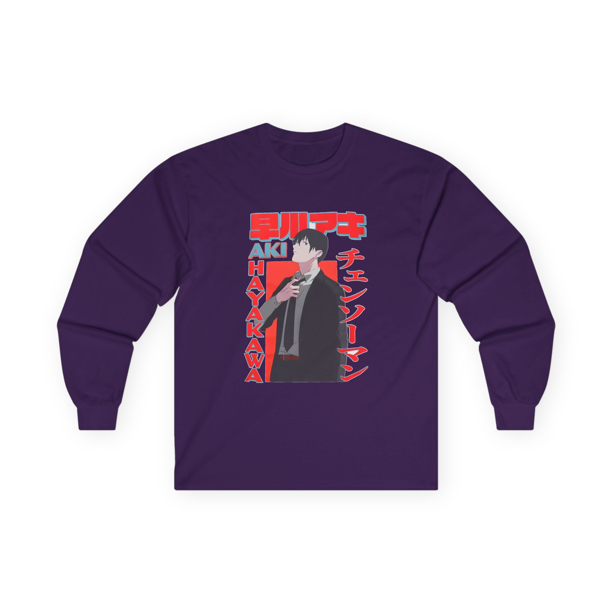 Chainsaw Man Aki Name Unisex Ultra Cotton Long Sleeve Tee - Image 11