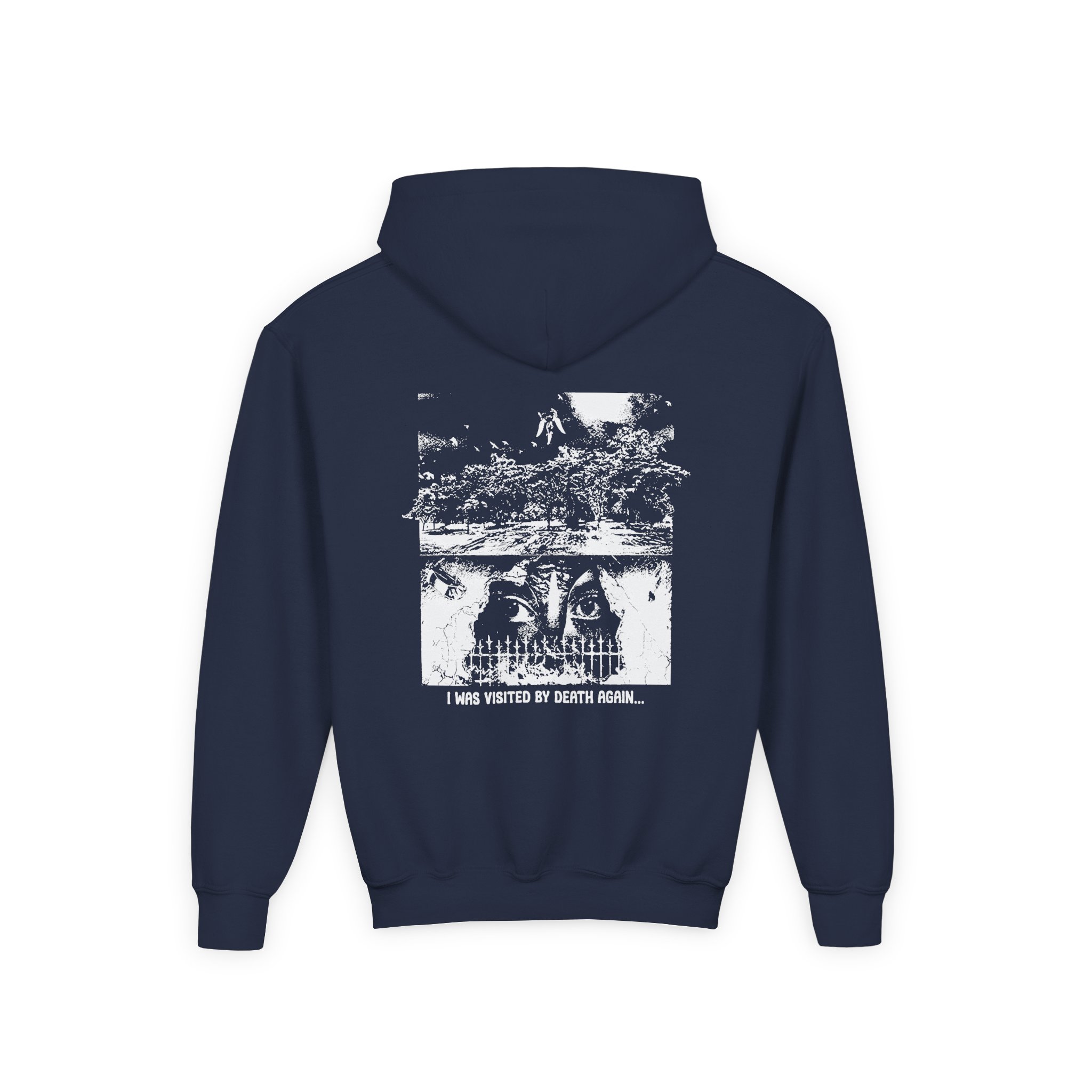 Knocked Loose Death Against Us Youth Heavy Blend Hooded Sweatshirt - Image 12