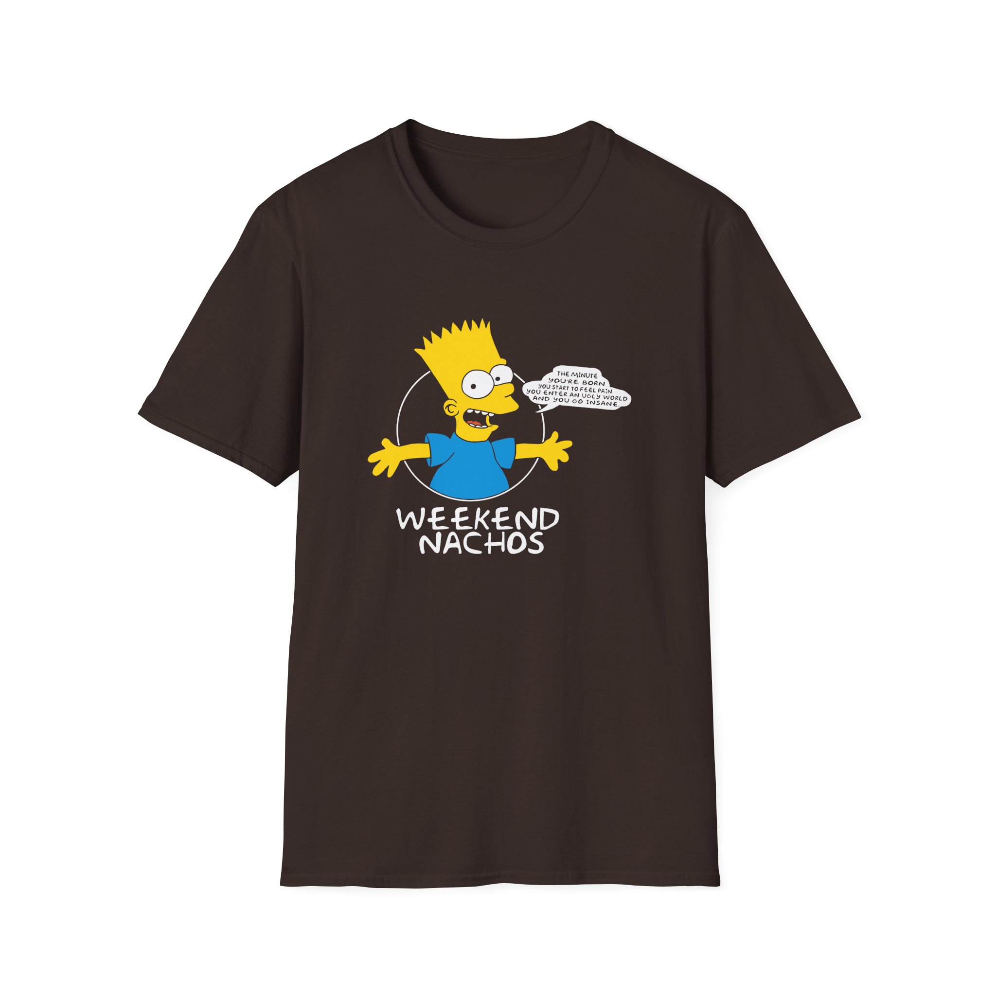 Weekend Nachos Unisex Softstyle T-Shirt - Image 5