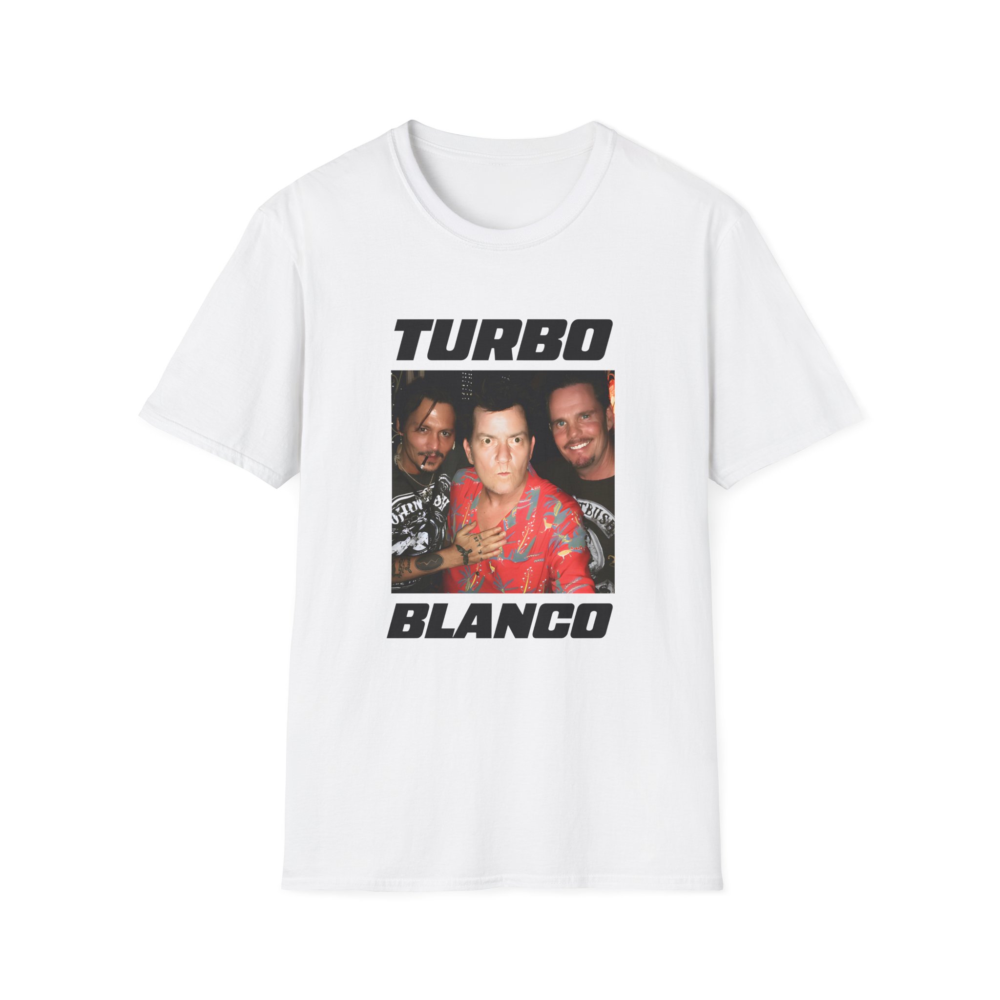 Chris Lorenzo Turbo Blanco Unisex Softstyle T-shirt
