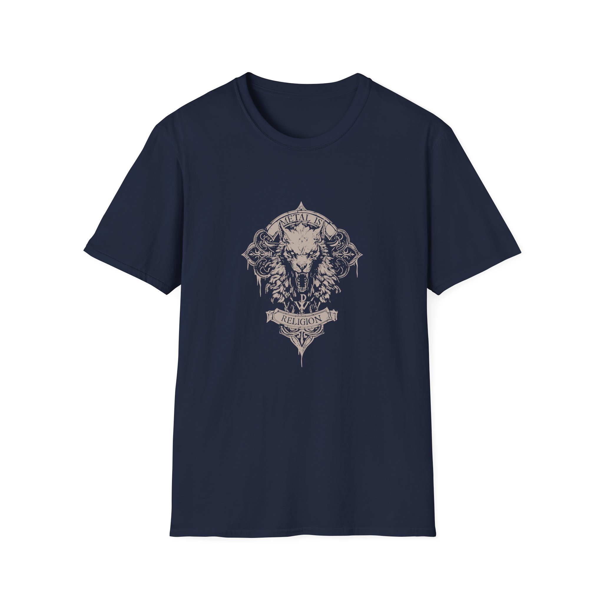 Powerwolf Wolfhead Unisex Softstyle T-Shirt - Image 5