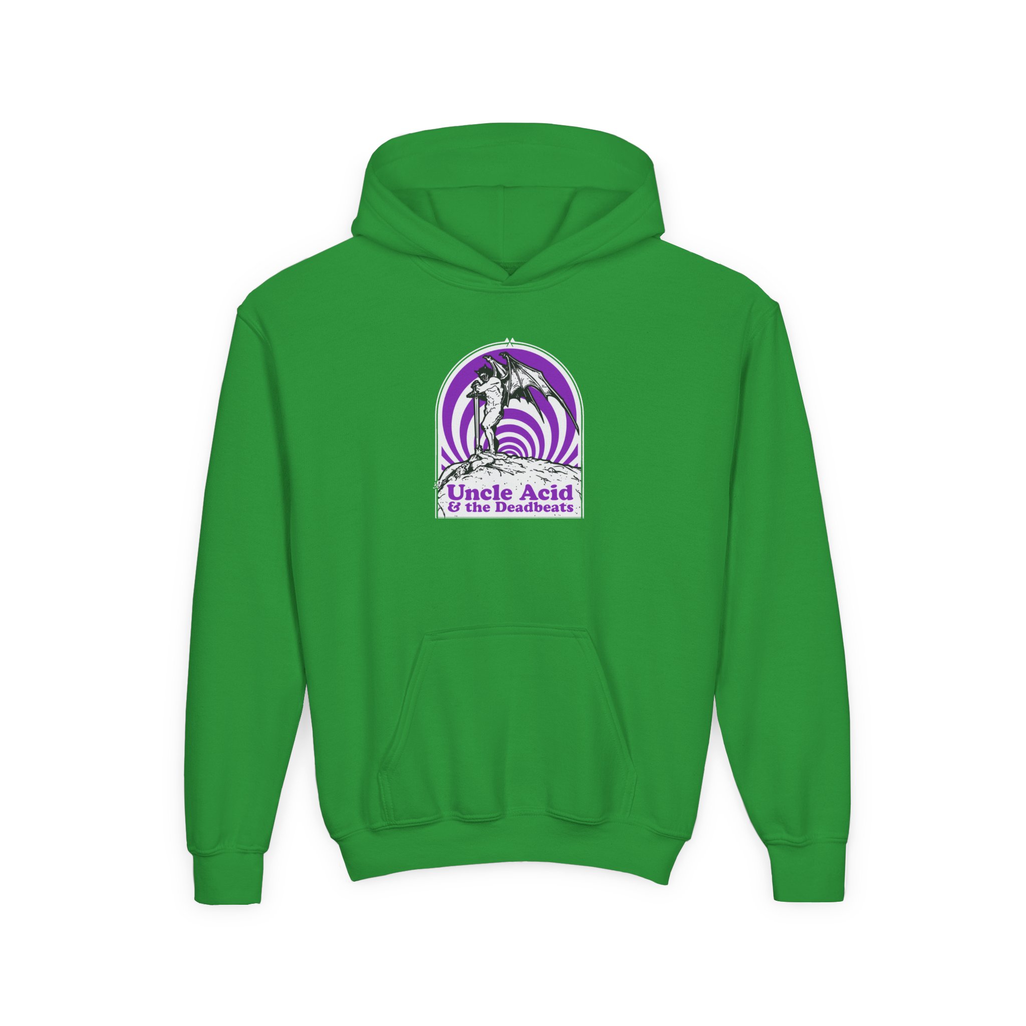 Deadbeats & Uncle Acid Youth Heavy Blend Hooded Sweatshirt - Image 7