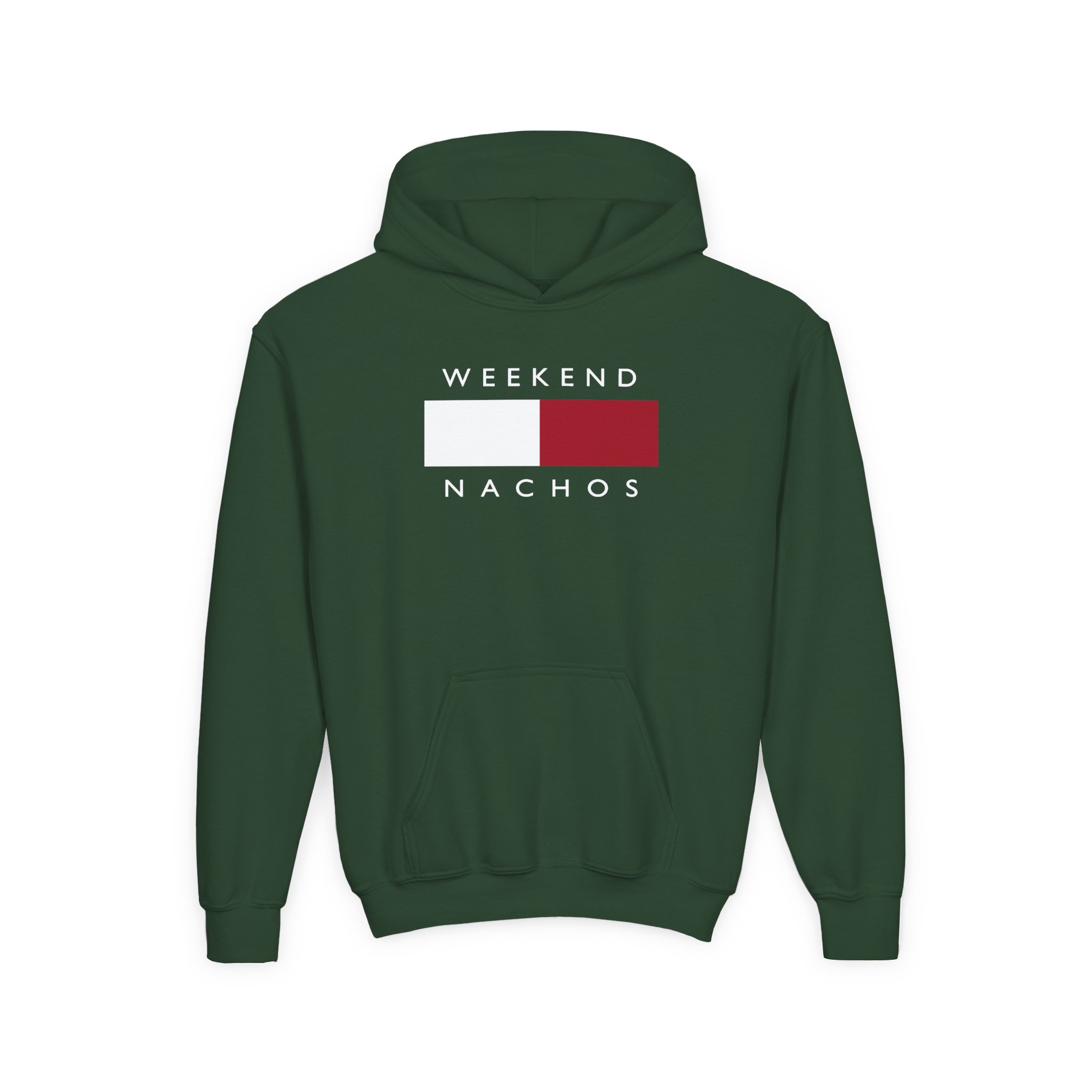 Youth Weekend Nachos Heavy Blend Hooded Sweatshirt - Image 5