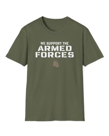 Valuetainment We Support the Armed Forces Unisex Softstyle T-Shirt