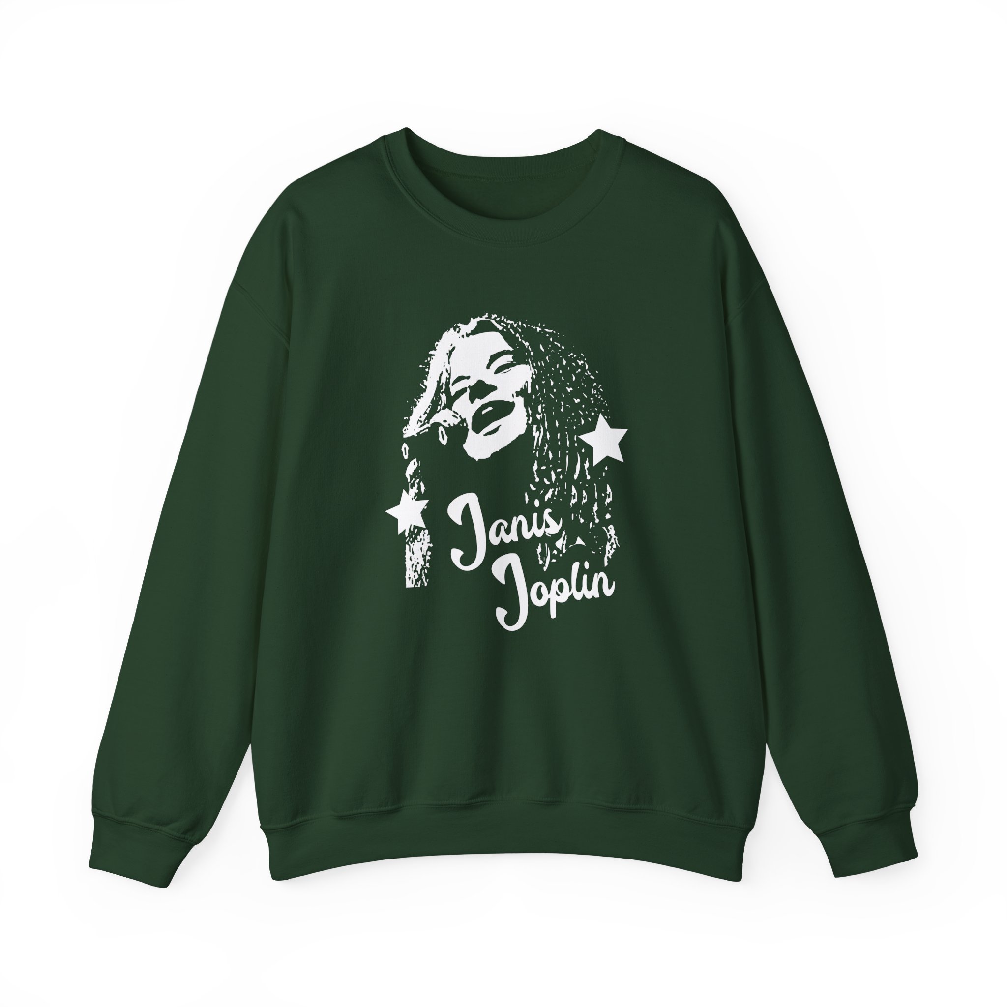 Janis Joplin Photo Unisex Heavy Blend™ Crewneck Sweatshirt - Image 5