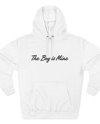 AG the boy is mine Three-Panel Fleece Hoodie