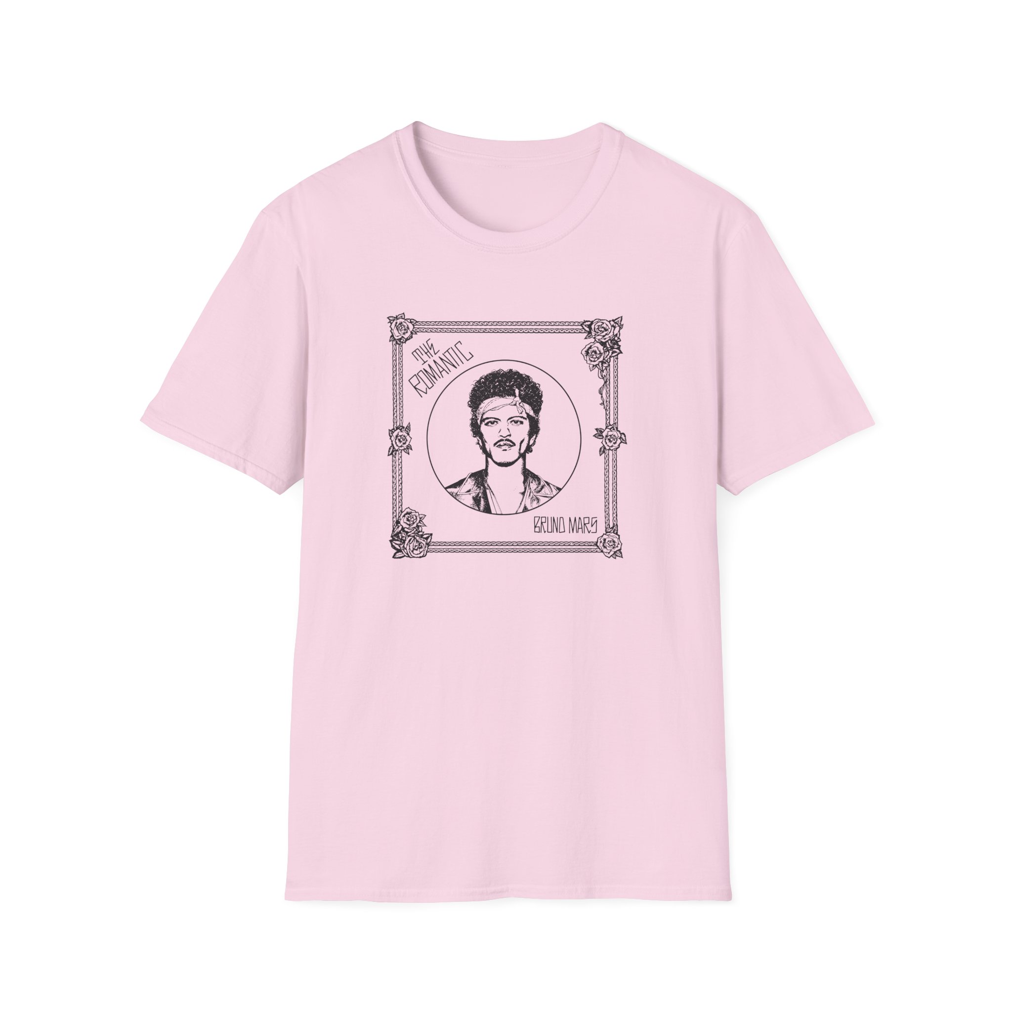 Bruno Mars the Romantic Tour Unisex Softstyle T-Shirt - Image 15