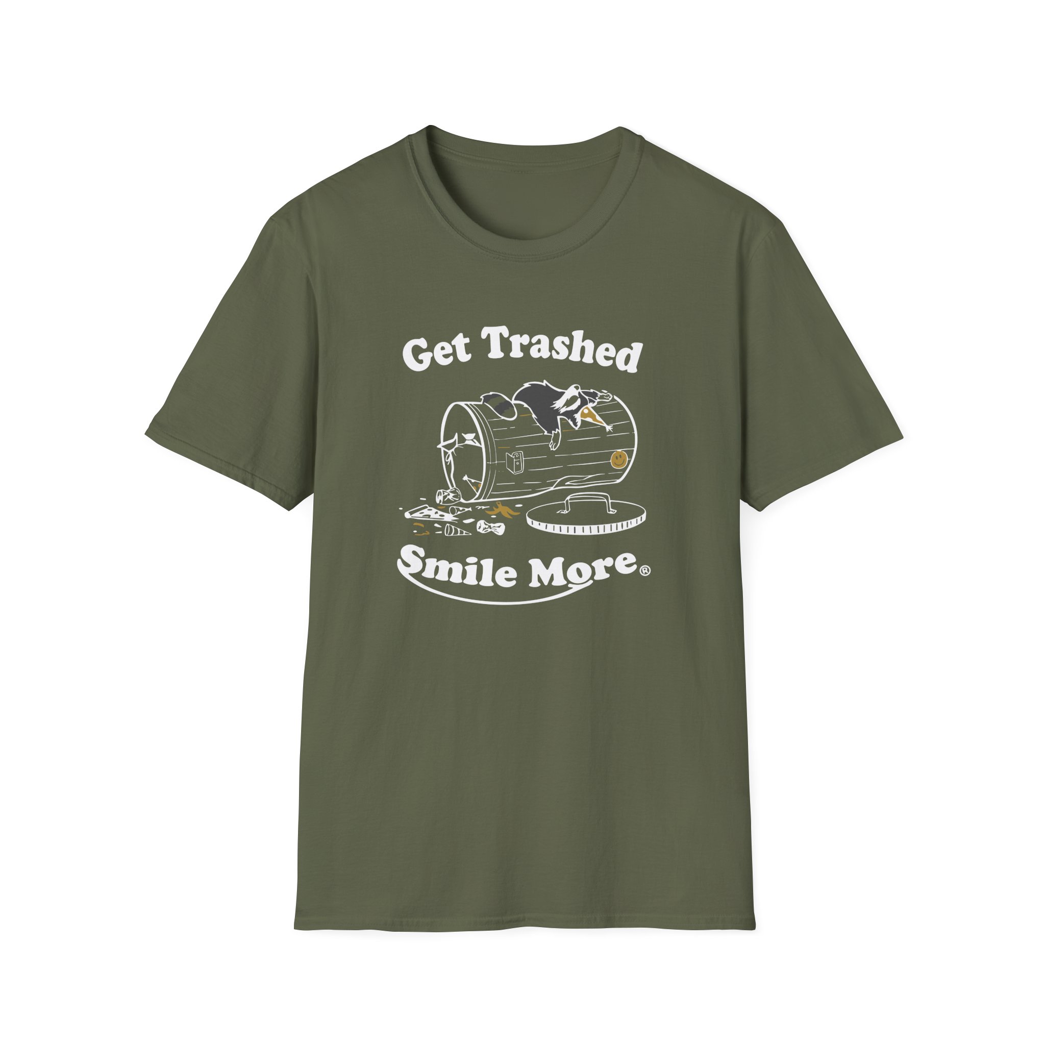 Roman Atwood Get Trashed Unisex Softstyle T-Shirt - Image 7