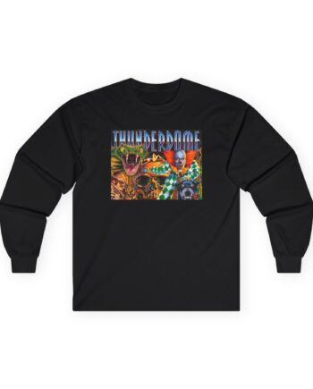 Thunderdome Hardcore Will Never Die Unisex Ultra Cotton Long Sleeve Tee