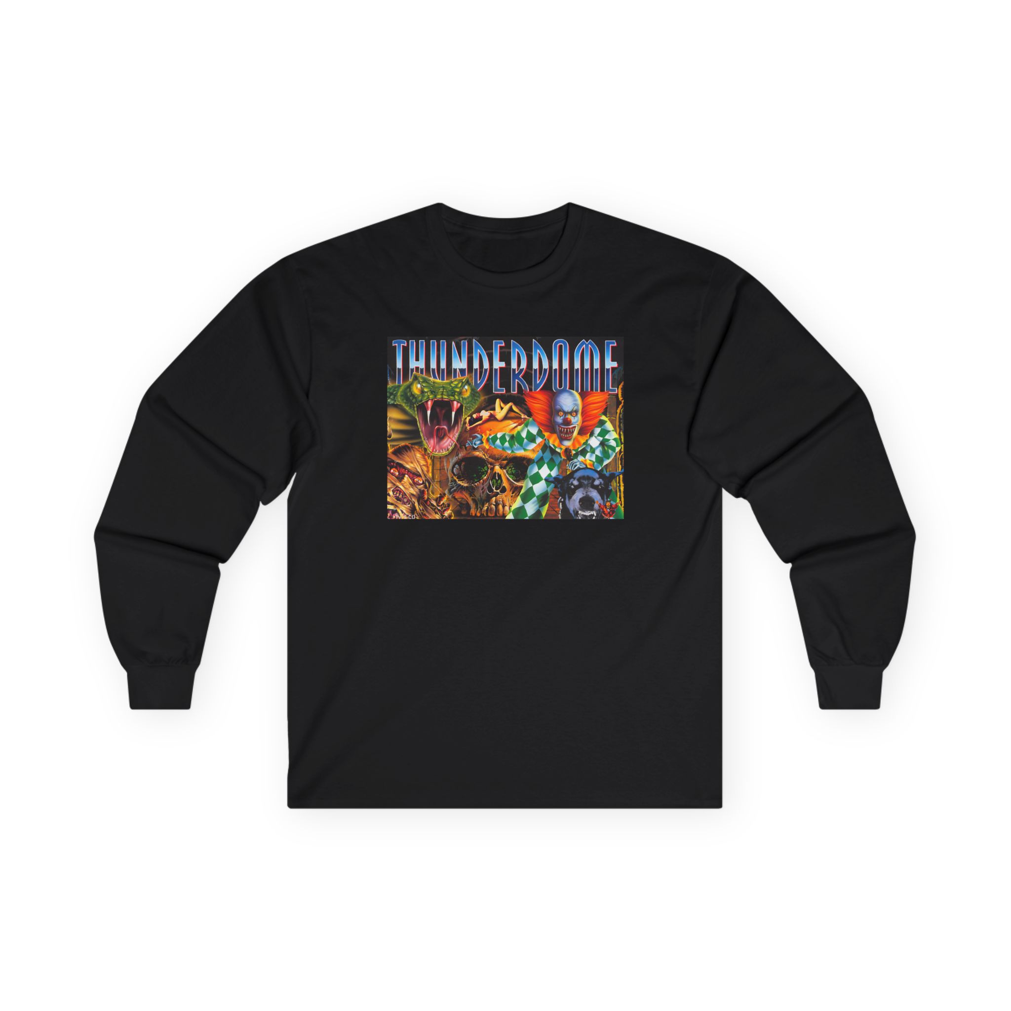 Thunderdome Hardcore Will Never Die Unisex Ultra Cotton Long Sleeve Tee