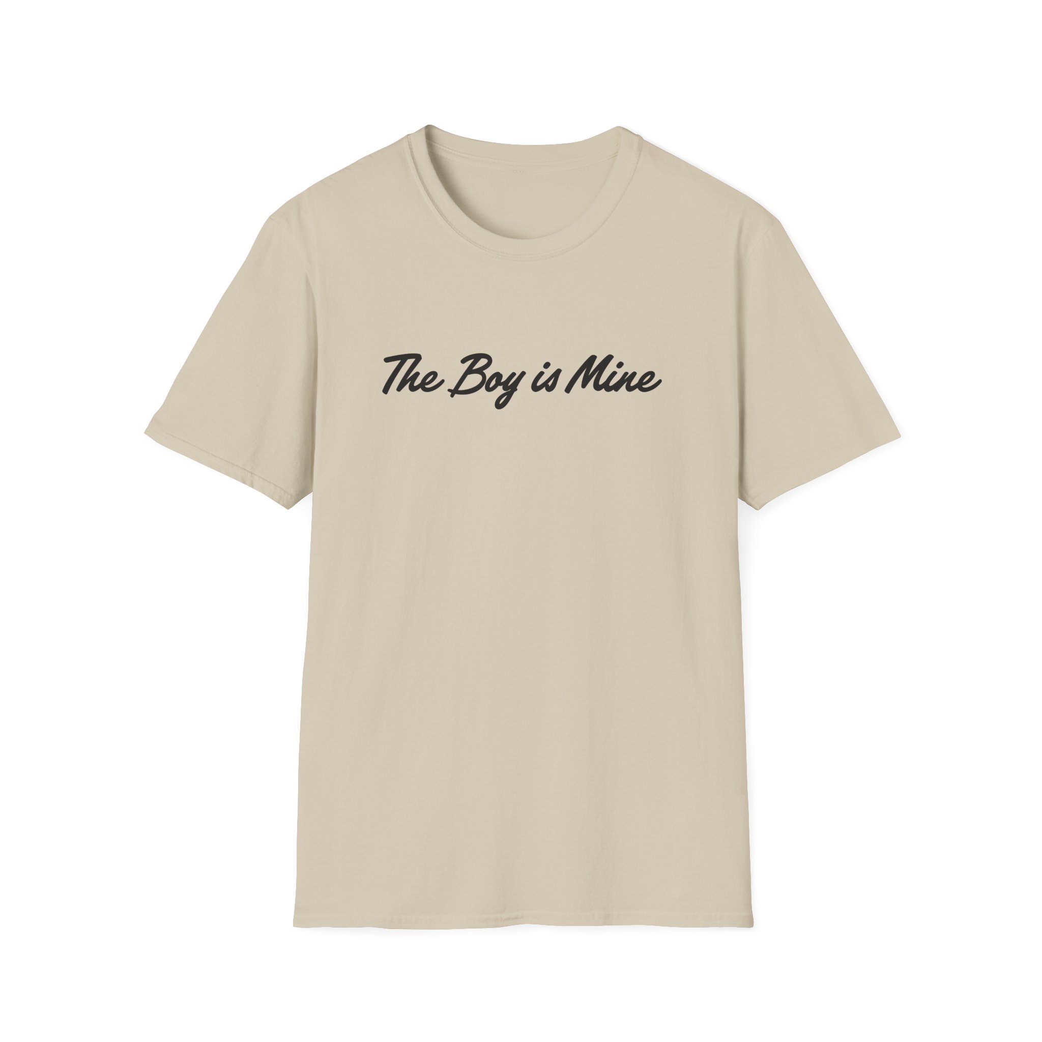 AG the boy is mine Unisex Softstyle T-Shirt - Image 3