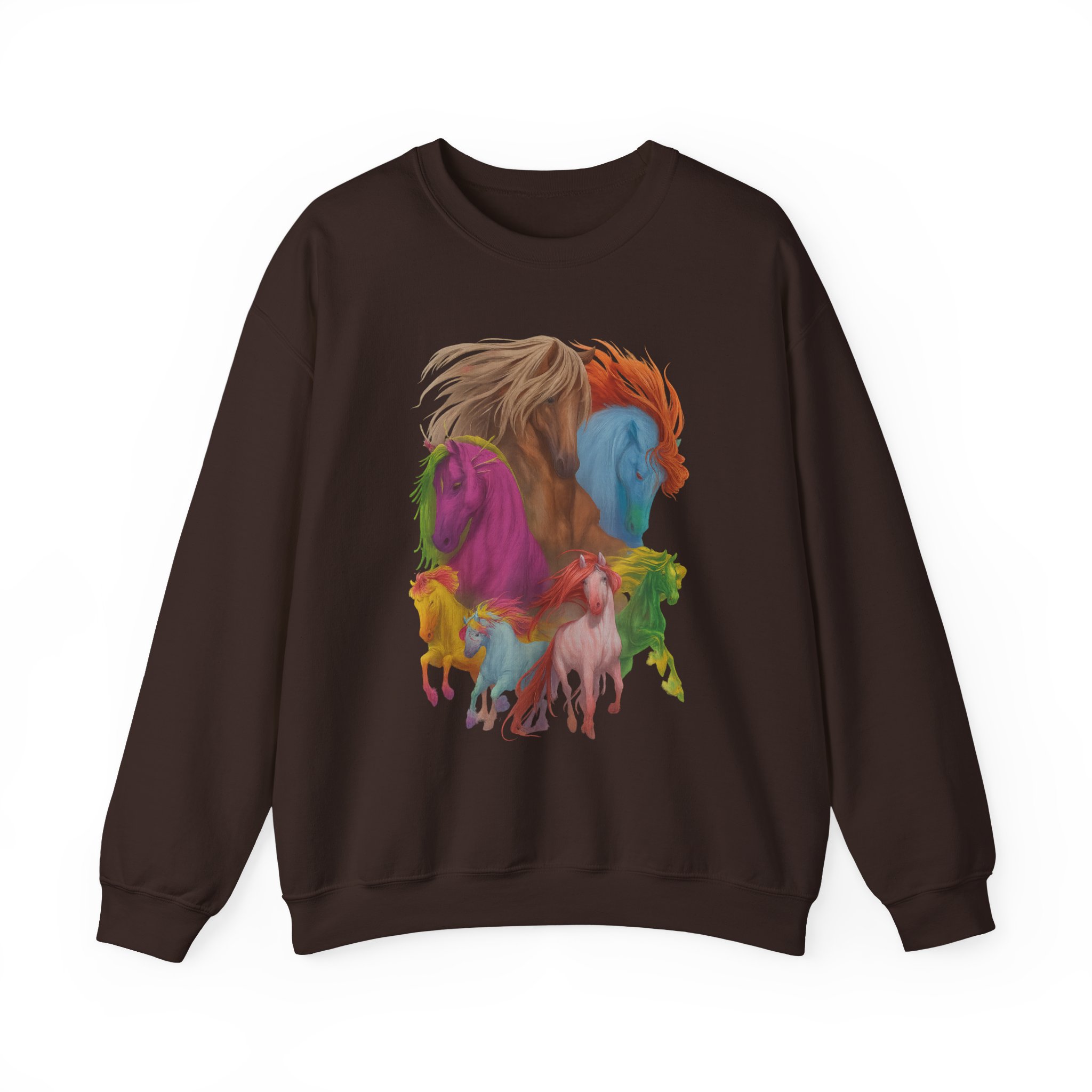 Dropout Dimension 20 The Seven Magic Horse Unisex Heavy Blend™ Crewneck Sweatshirt - Image 11