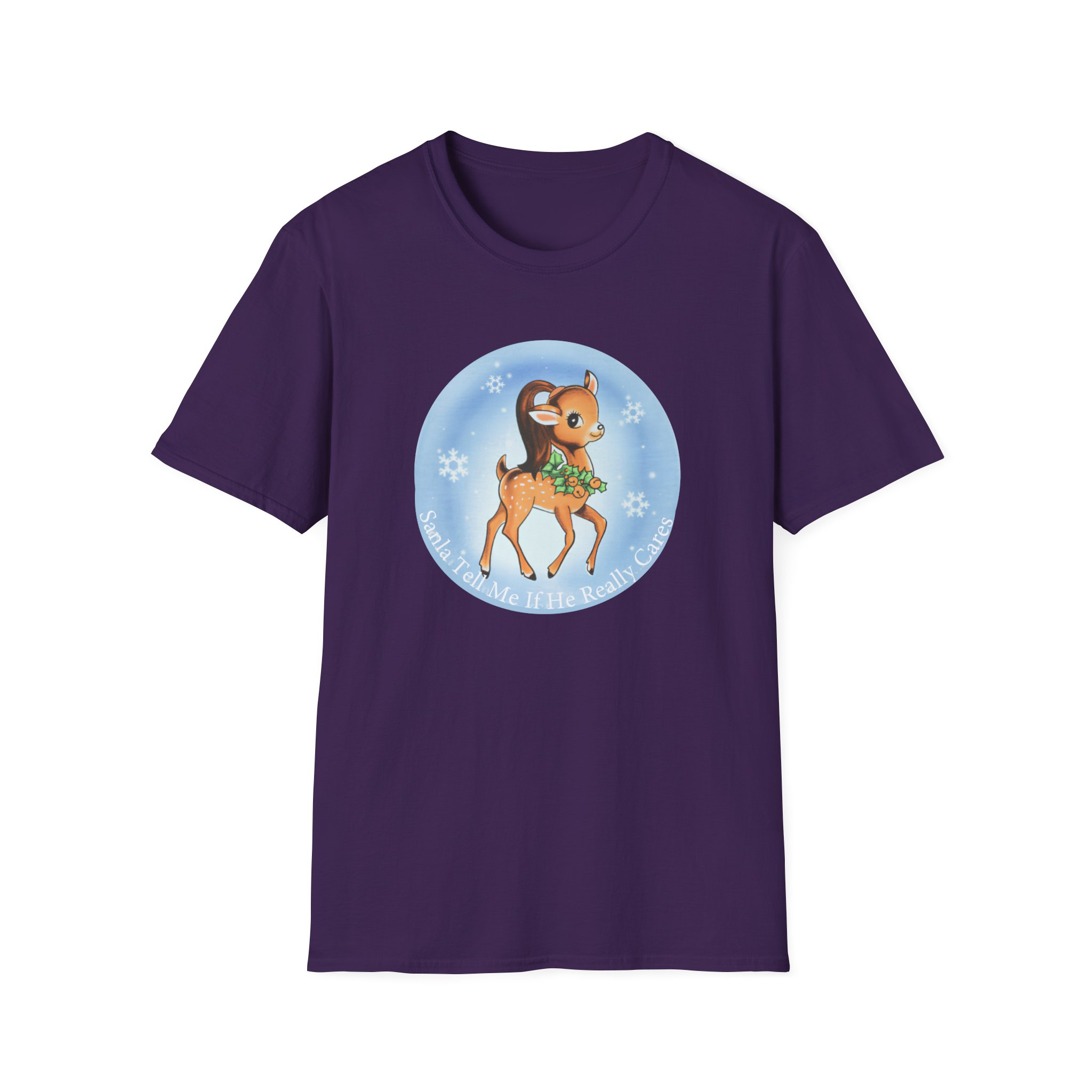 AG Santa Tell Me Unisex Softstyle T-Shirt - Image 13