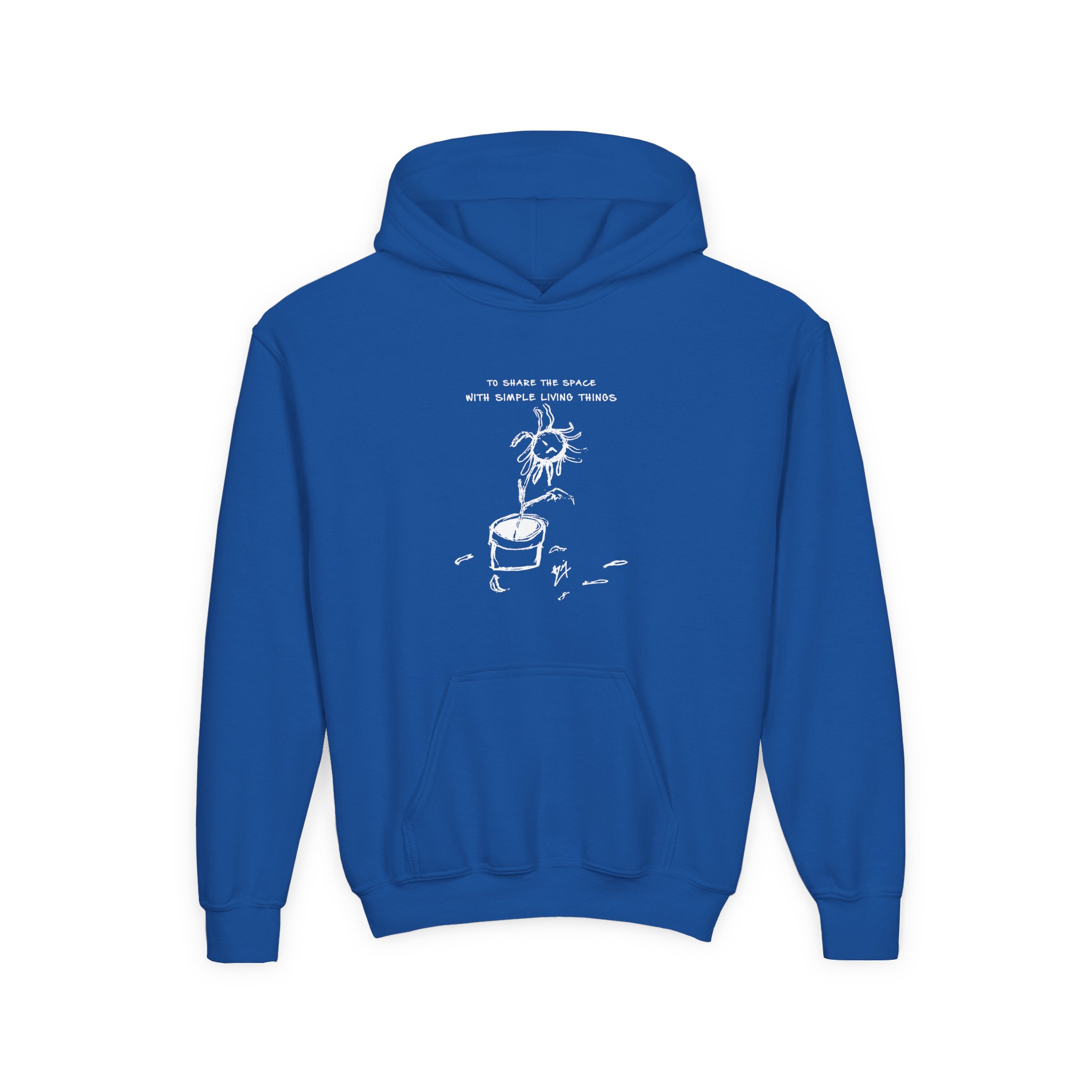 Hozier Simple Living Things Youth Heavy Blend Hooded Sweatshirt - Image 7
