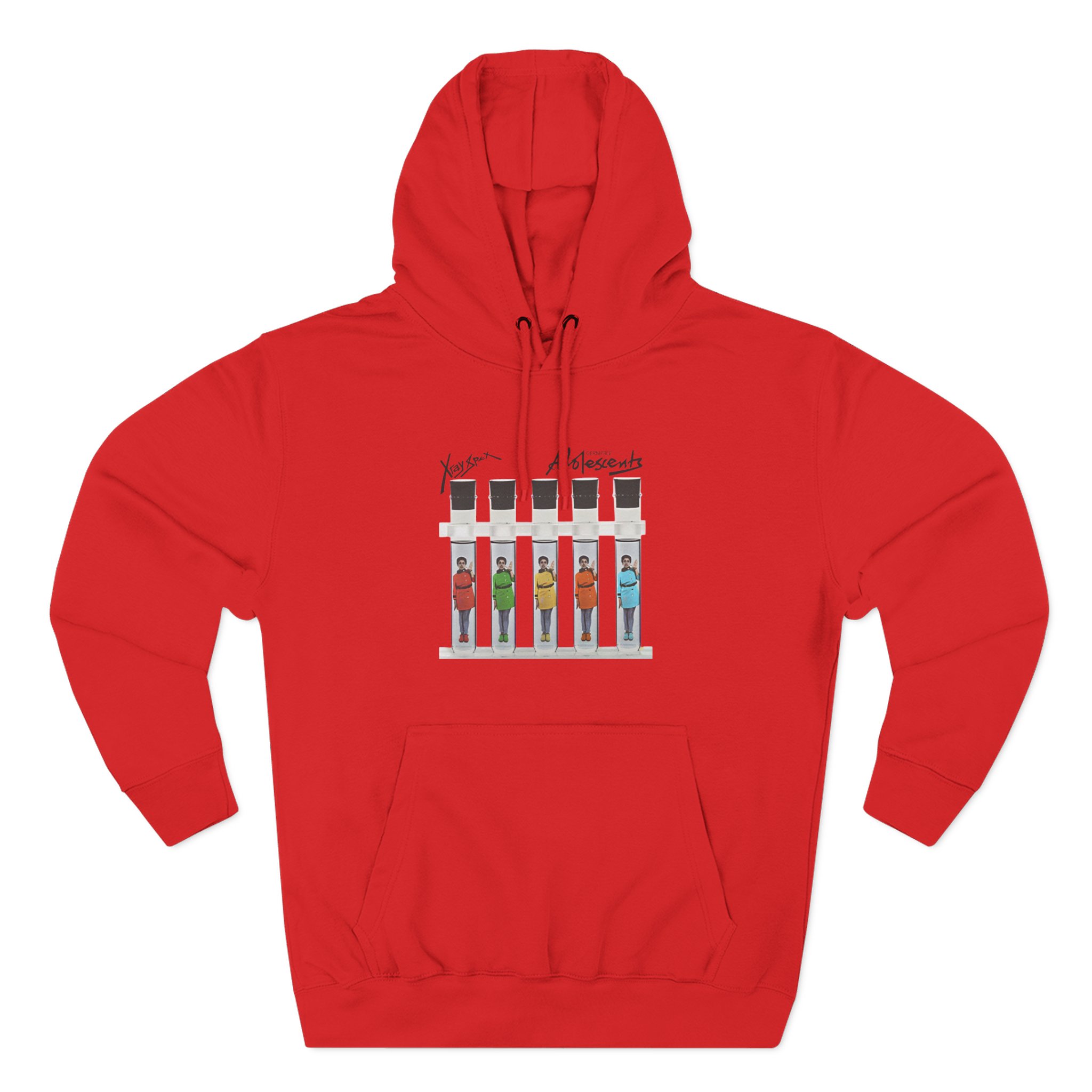 X-ray Spex Germ Free Five Tube Three-panel Fleece Hoodie - Image 15