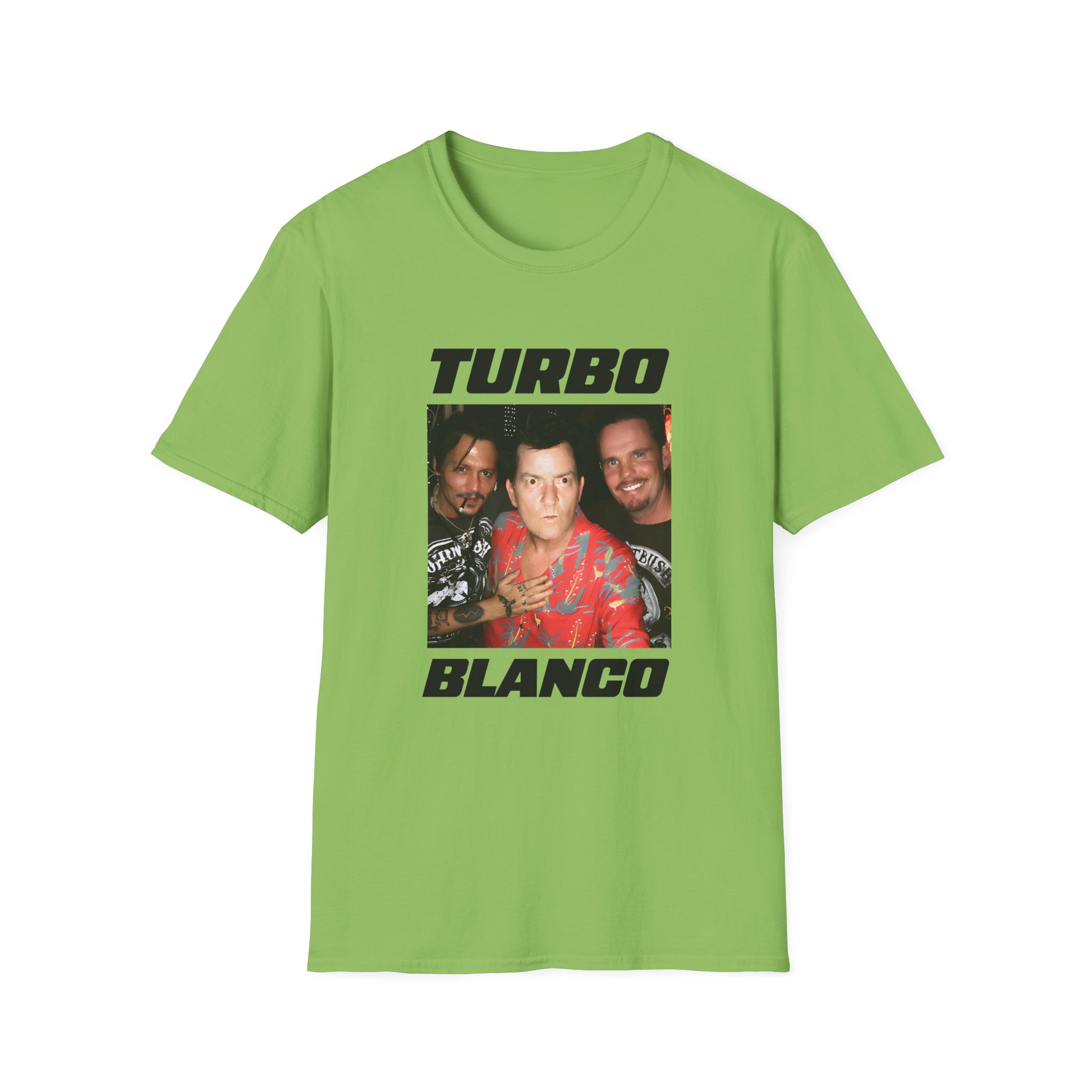 Chris Lorenzo Turbo Blanco Unisex Softstyle T-shirt - Image 15