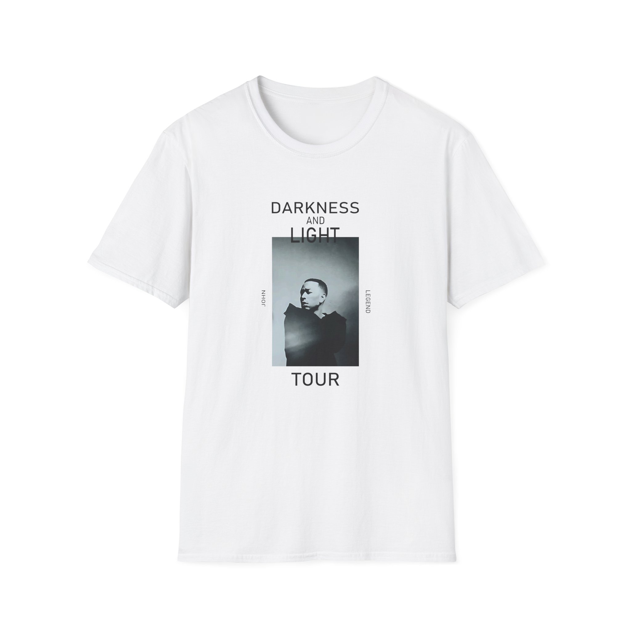 John Legend Darkness Portrait Unisex Softstyle T-Shirt