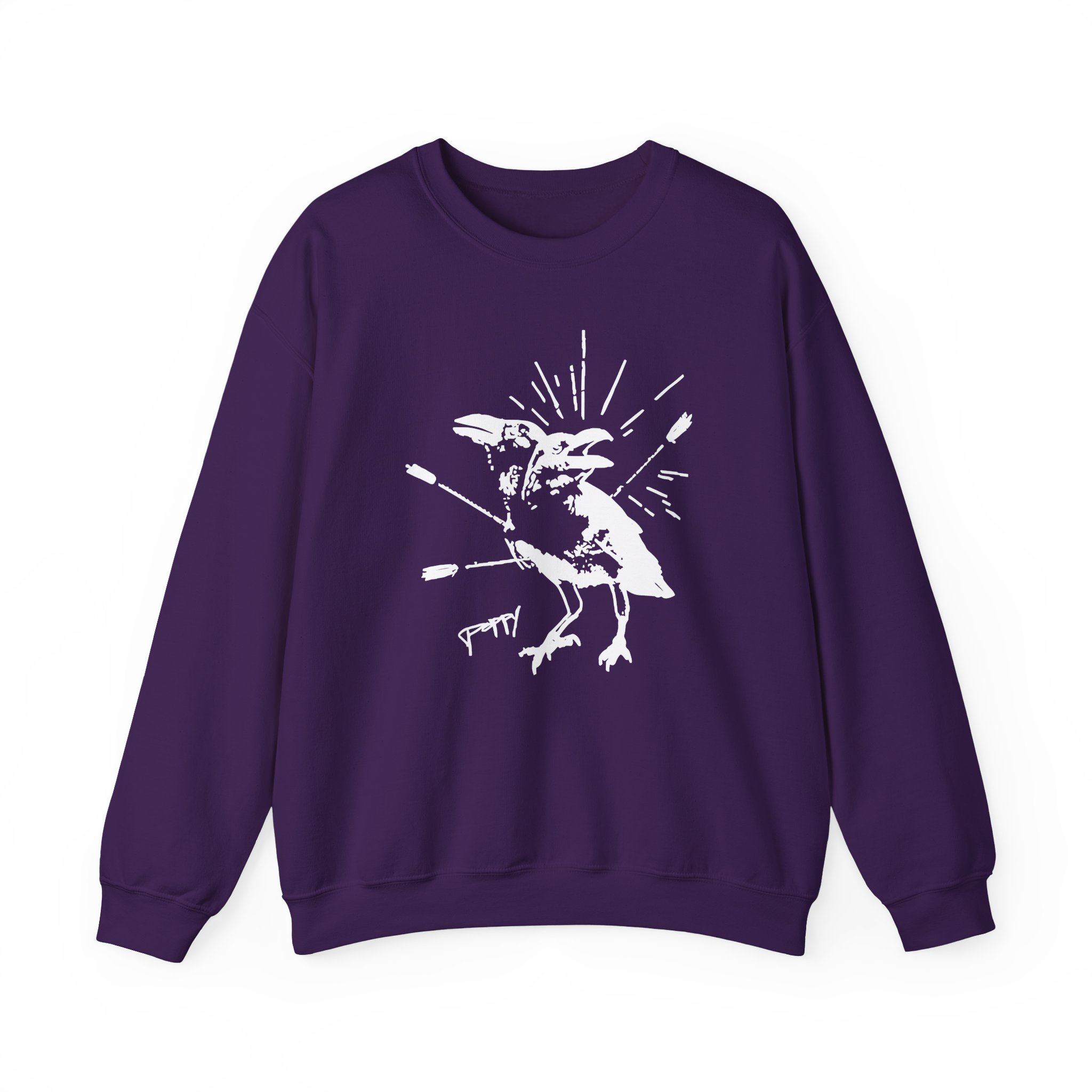 Poppy Coward Birds Unisex Heavy Blend™ Crewneck Sweatshirt - Image 13