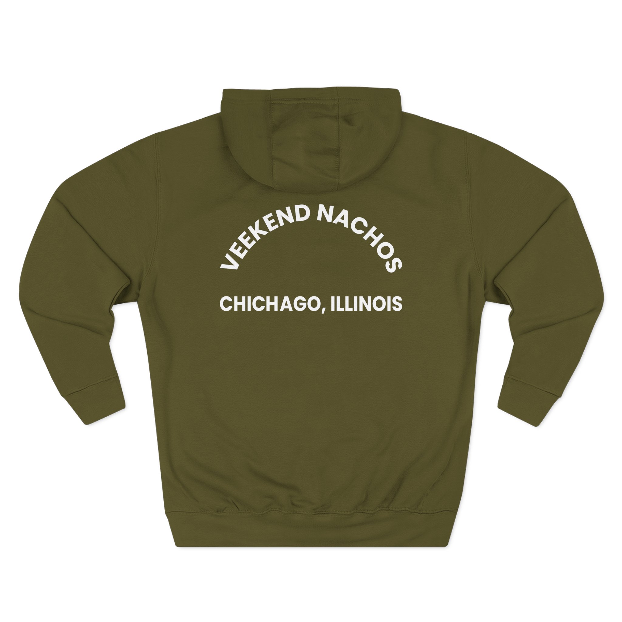 Weekend Nachos Three-Panel Fleece Hoodie - Image 6