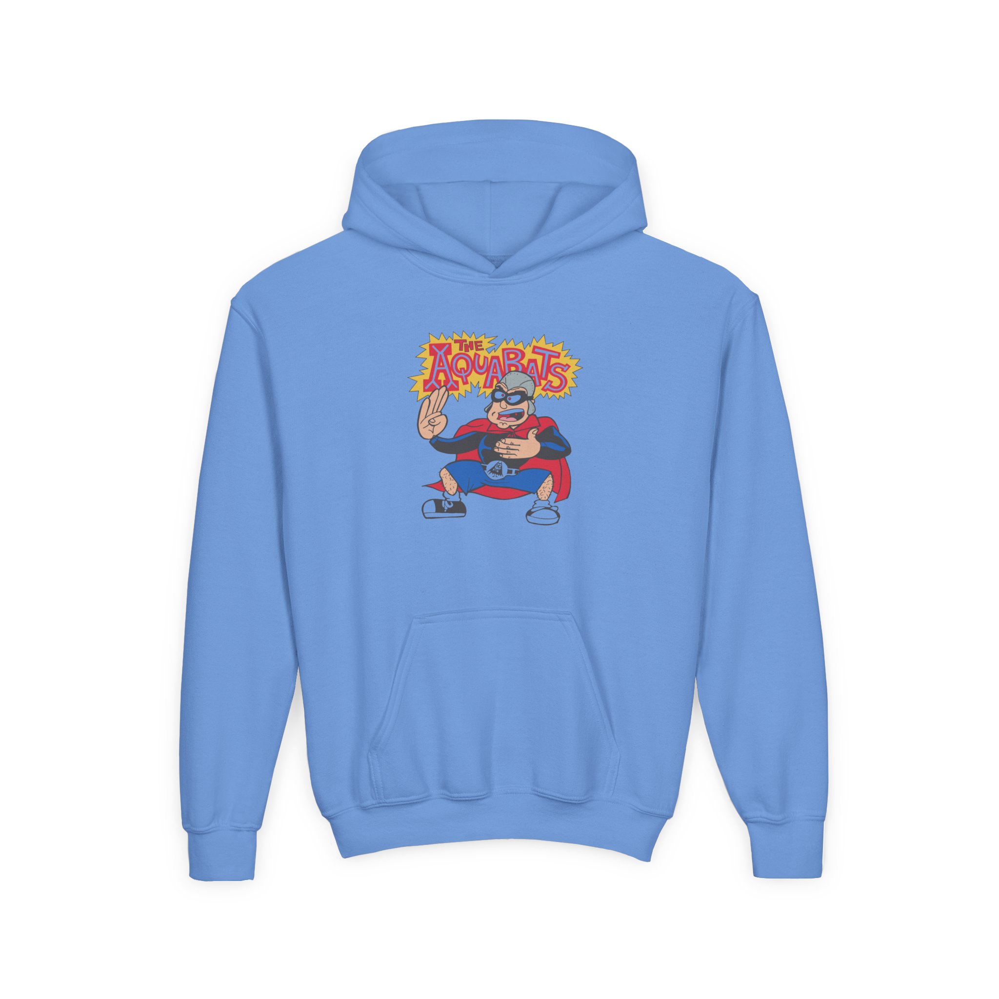 The Aquabats Bat Commander Youth Heavy Blend Hooded Sweatshirt - Image 5