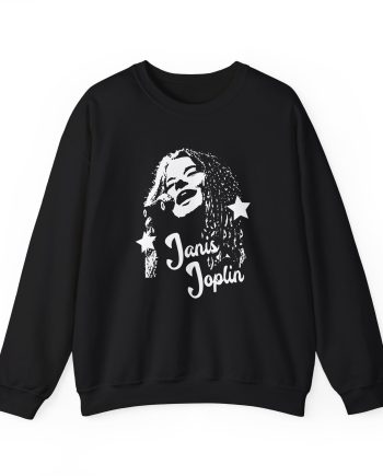 Janis Joplin Photo Unisex Heavy Blend™ Crewneck Sweatshirt