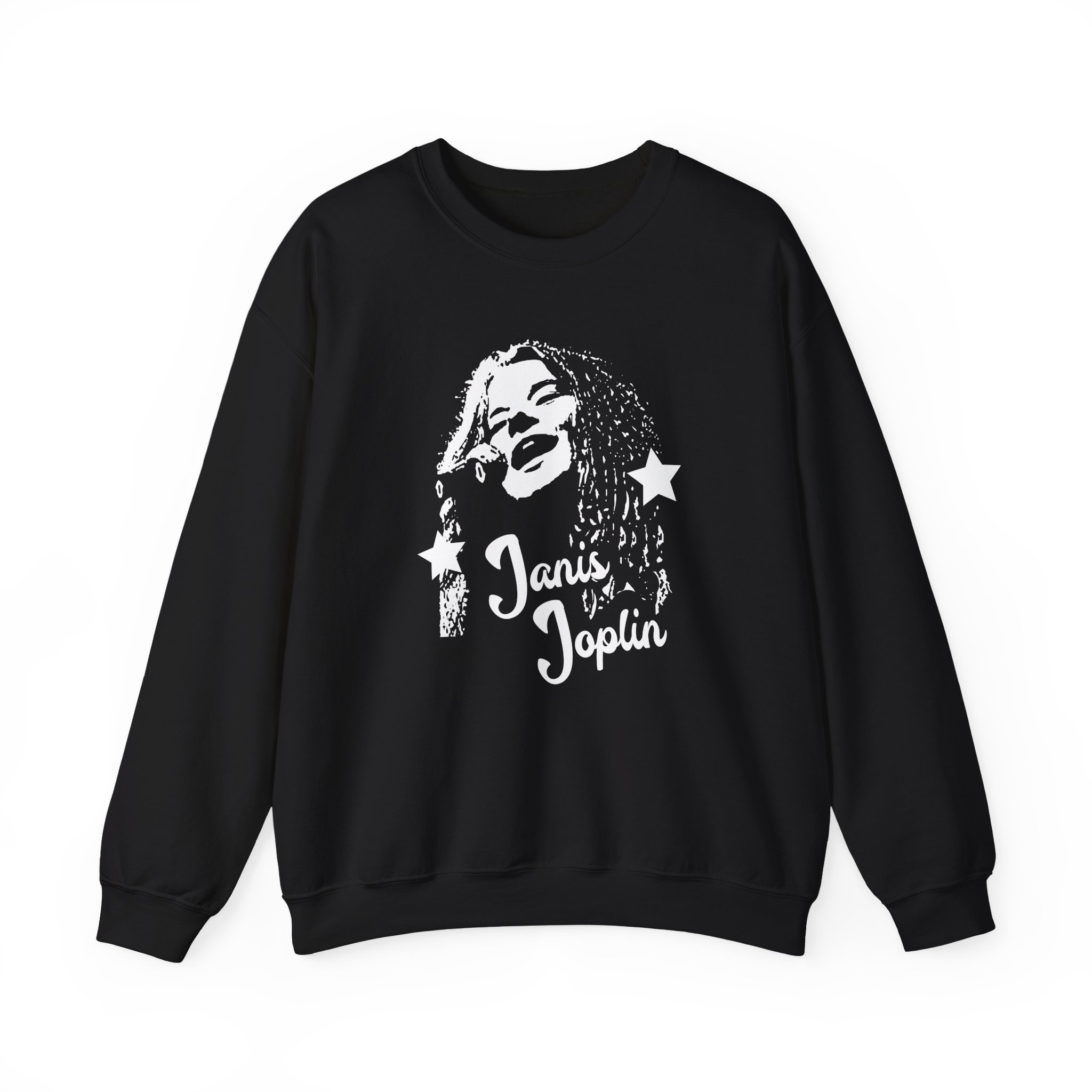 Janis Joplin Photo Unisex Heavy Blend™ Crewneck Sweatshirt