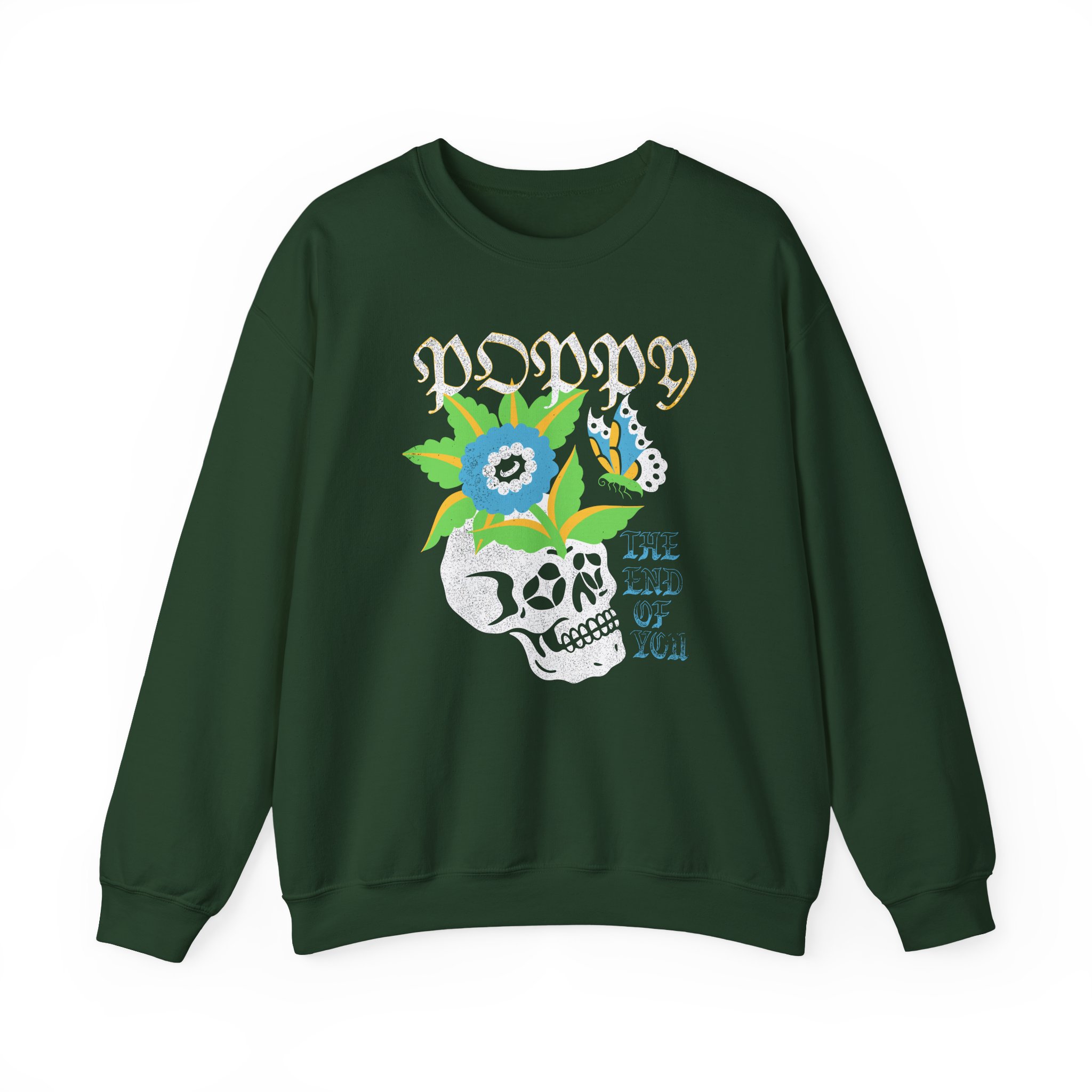 Poppy Start of Life Unisex Heavy Blend™ Crewneck Sweatshirt - Image 5