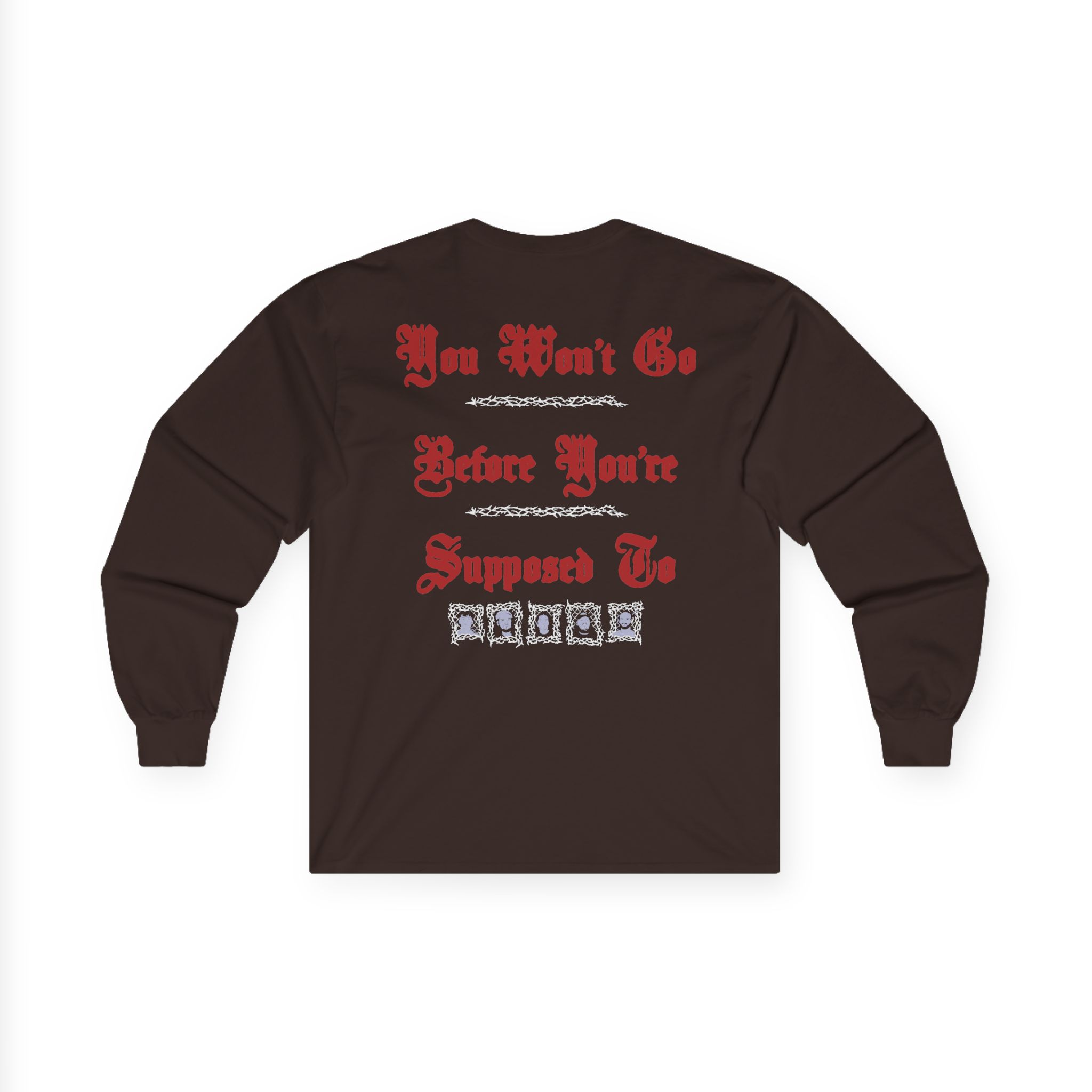 Knocked Loose Girl Knife Suffocate Unisex Ultra Cotton Long Sleeve Tee - Image 4