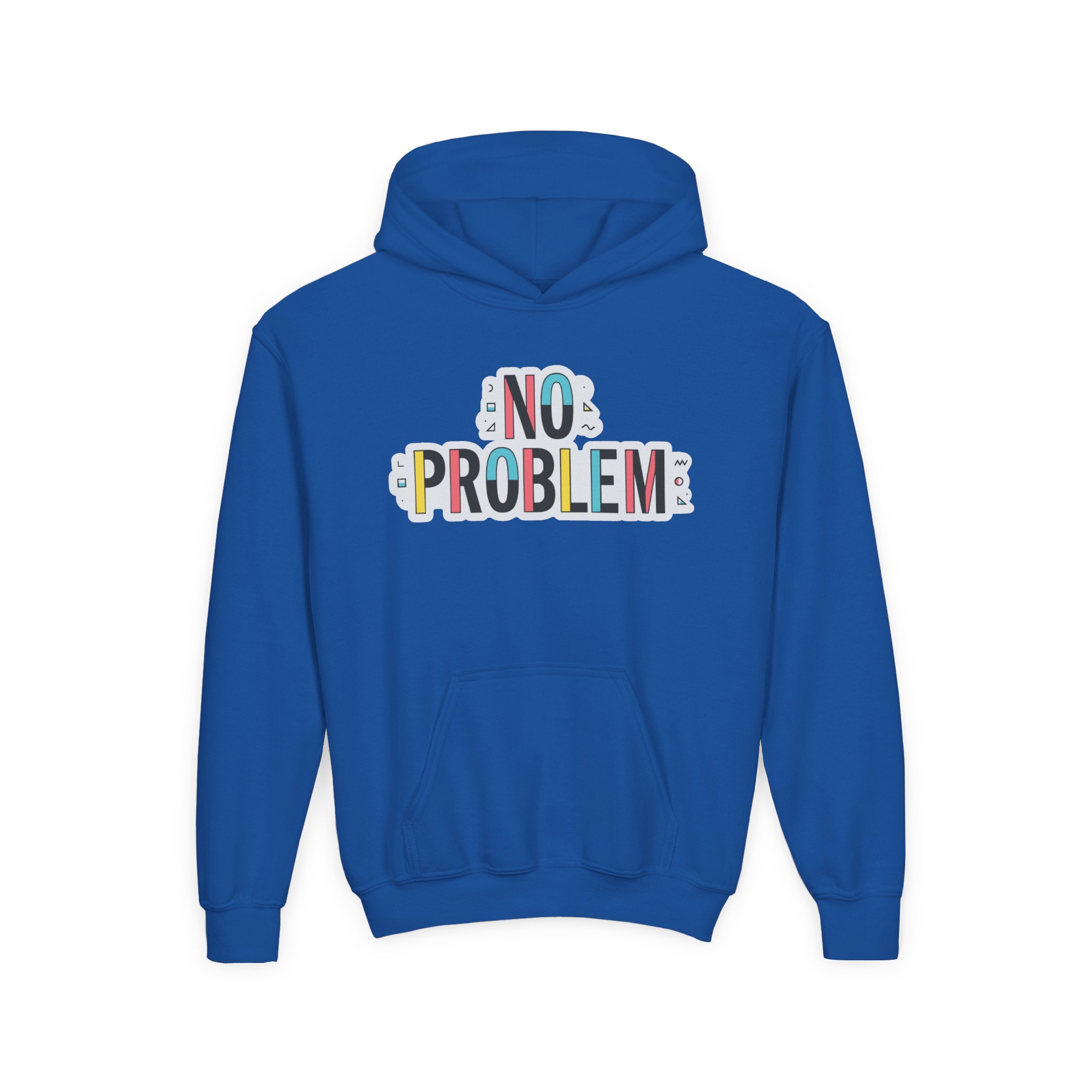 Dropout No Problem Youth Heavy Blend Hooded Sweatshirt - Image 7