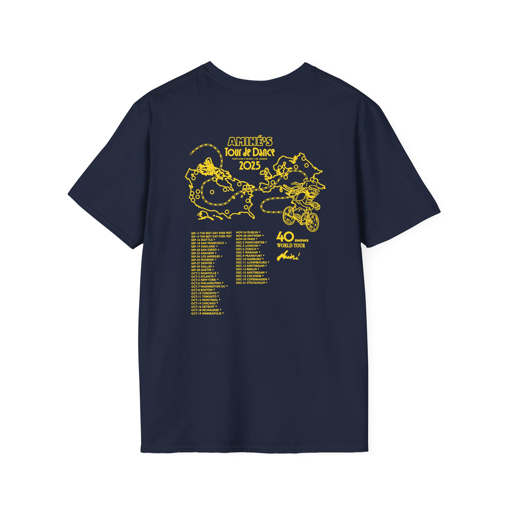 Aminé You're Beautiful Tour Unisex Softstyle T-Shirt - Image 18