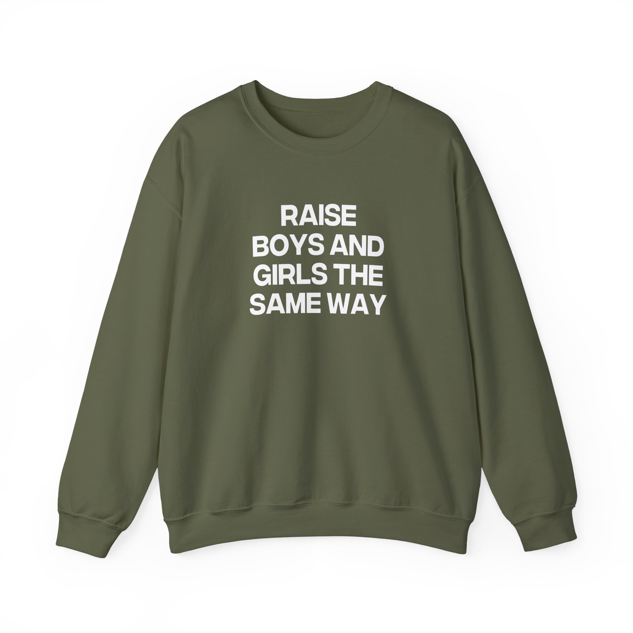 Jenny Holzer Raise the Same Way Unisex Heavy Blend™ Crewneck Sweatshirt - Image 7