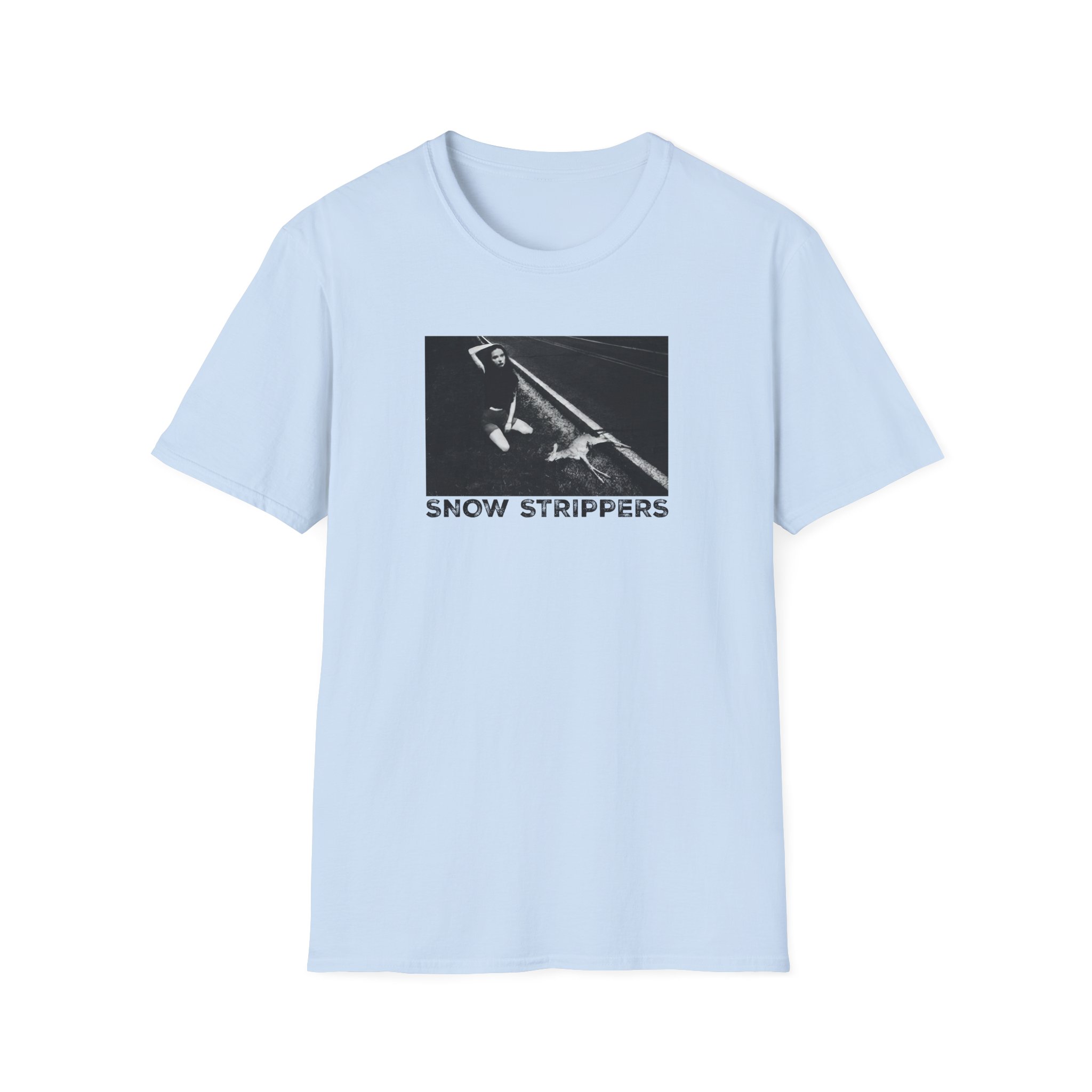 Snow Strippers Unisex Softstyle T-Shirt - Image 11