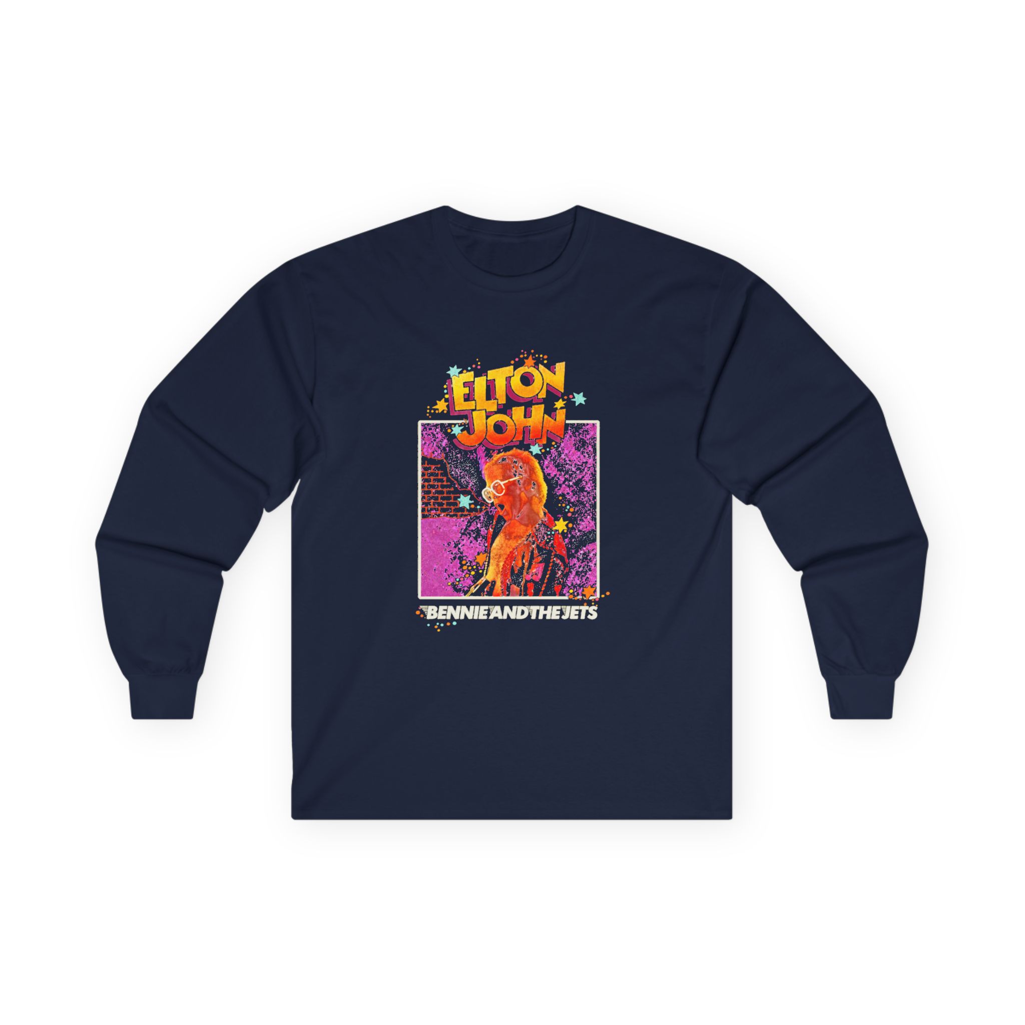 Ej Farewell Bennie and the Jets Retro Unisex Ultra Cotton Long Sleeve Tee - Image 7
