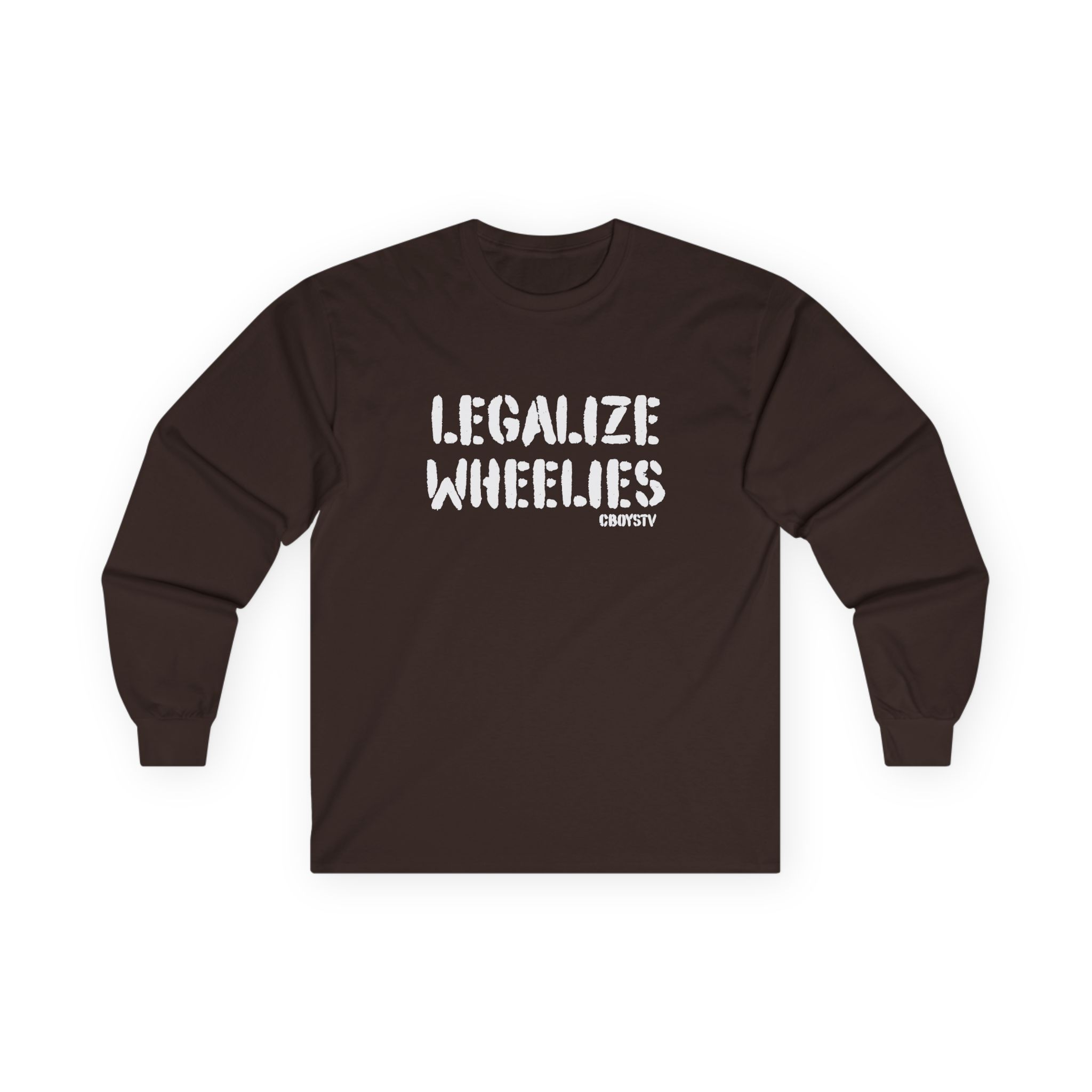 Cboystv Legalize Wheelies Unisex Ultra Cotton Long Sleeve Tee - Image 5