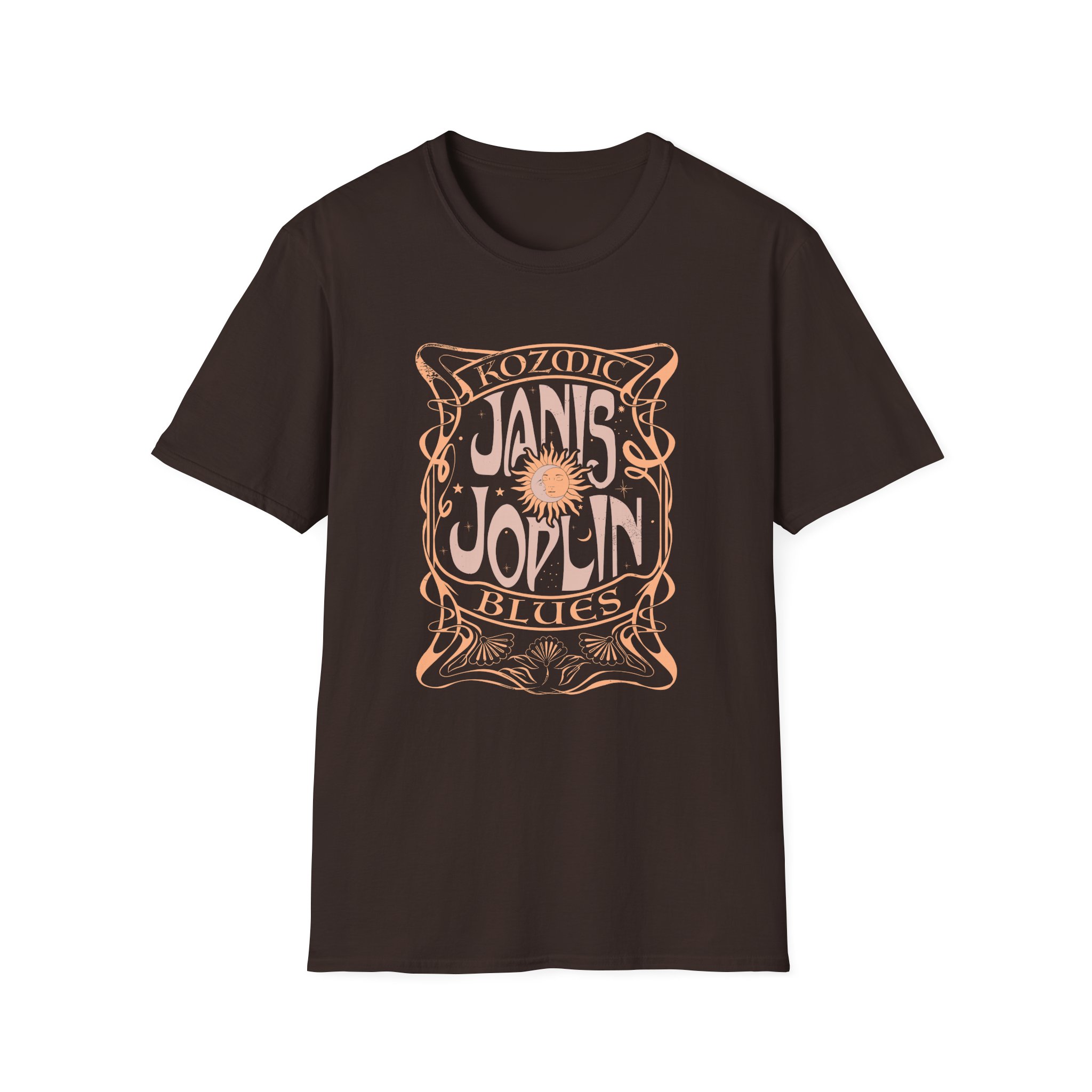 Janis Joplin Kozmic Unisex Softstyle T-shirt - Image 7
