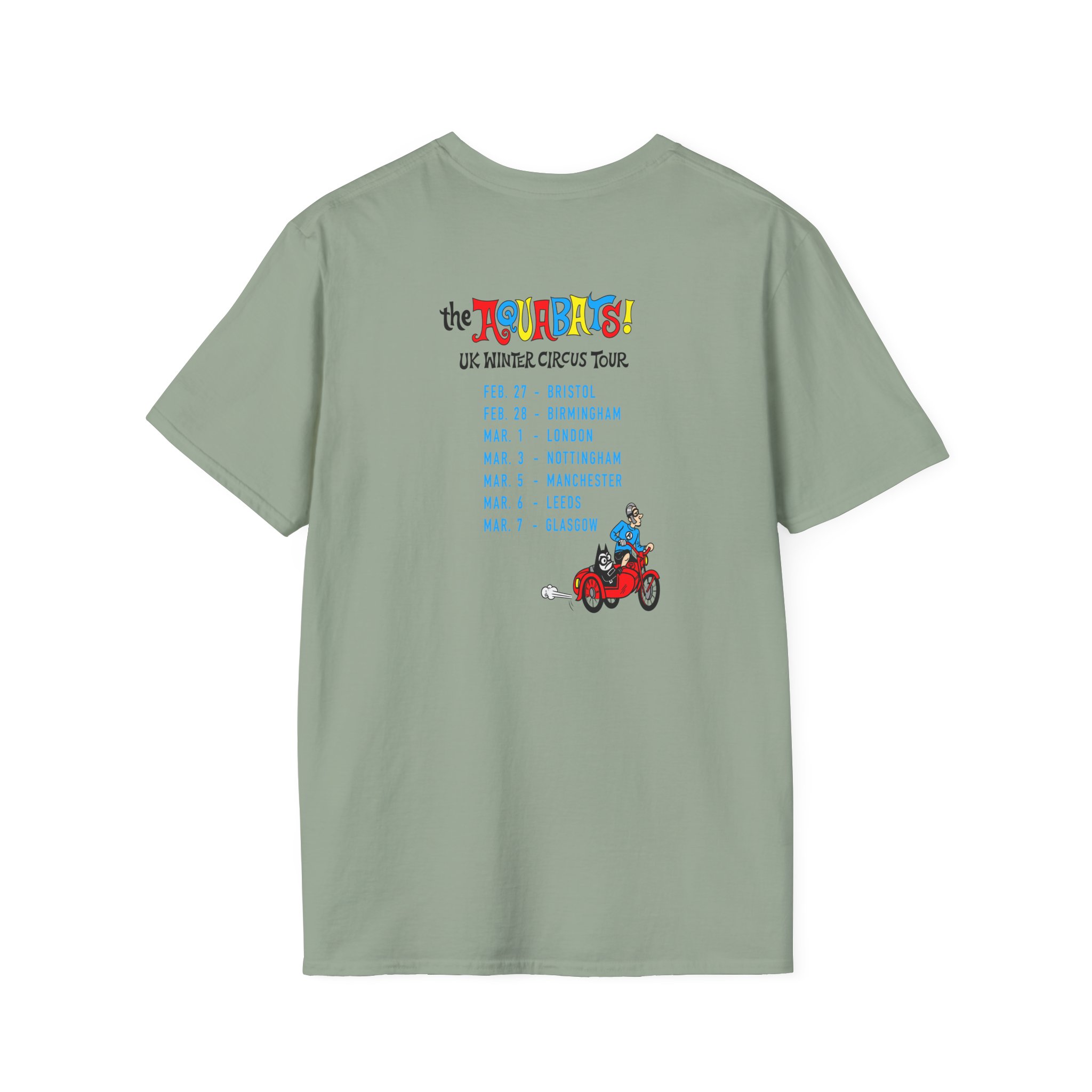 The Aquabats on a Bike! Unisex Softstyle T-Shirt - Image 12